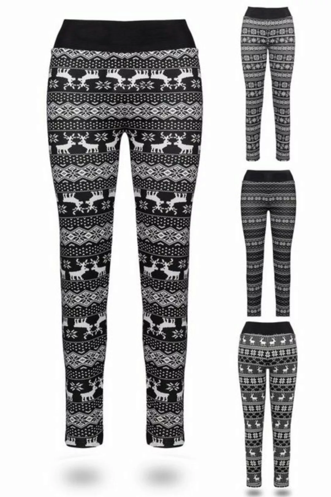 Kendindza Collection Thermoleggings Damen Winter gefüttert warm Innenfleece günstig online kaufen