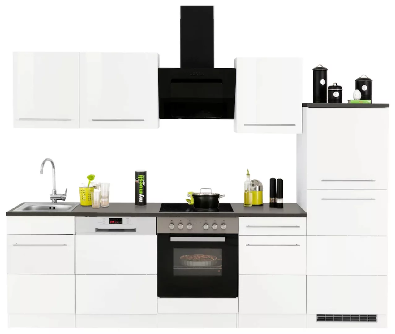 HELD MÖBEL Küchenzeile "Trient", mit E-Geräten, Breite 280 cm günstig online kaufen