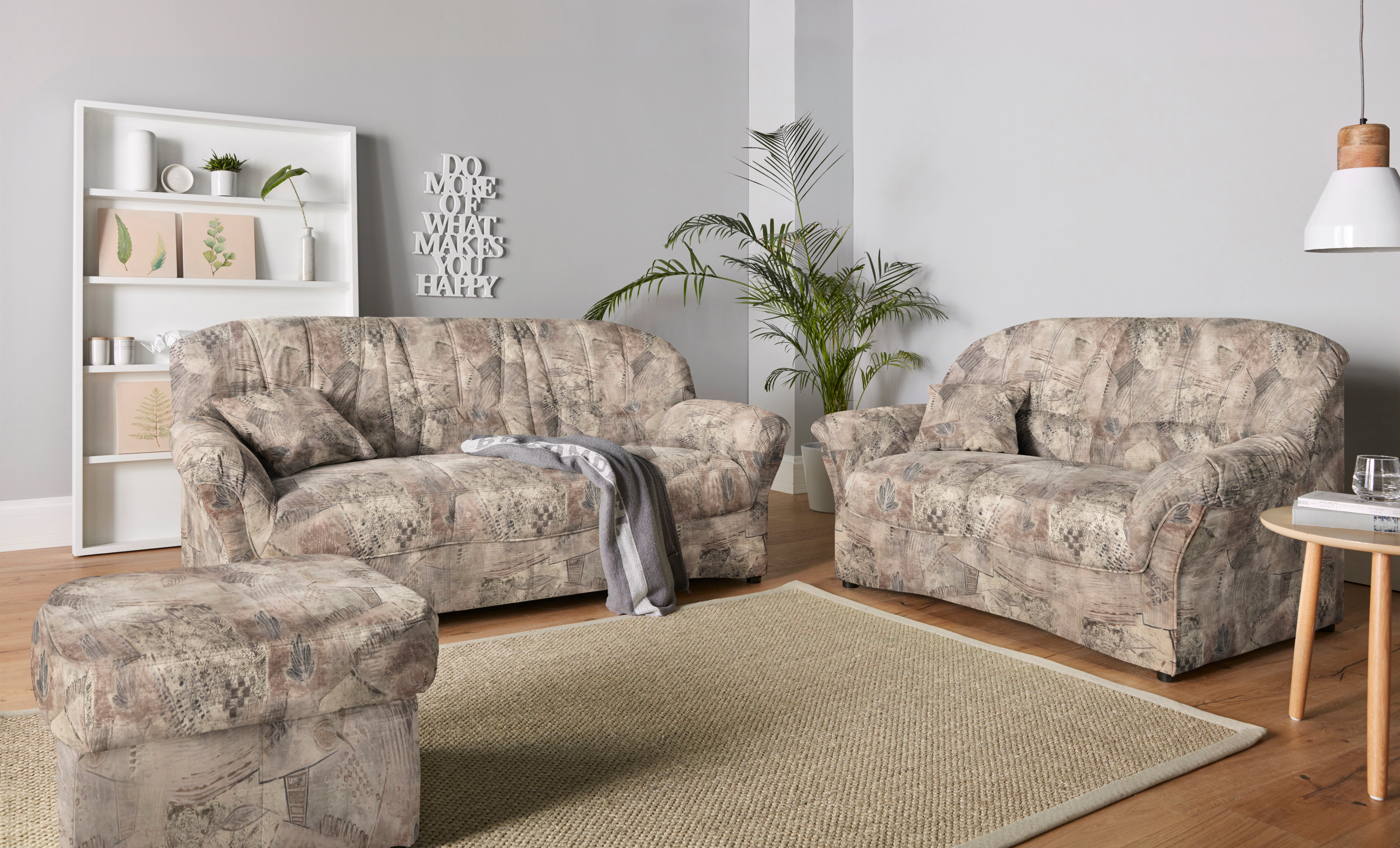 DOMO collection Polstergarnitur "Bahia belastbar bis 140kg/ Sitz, mit Feder günstig online kaufen
