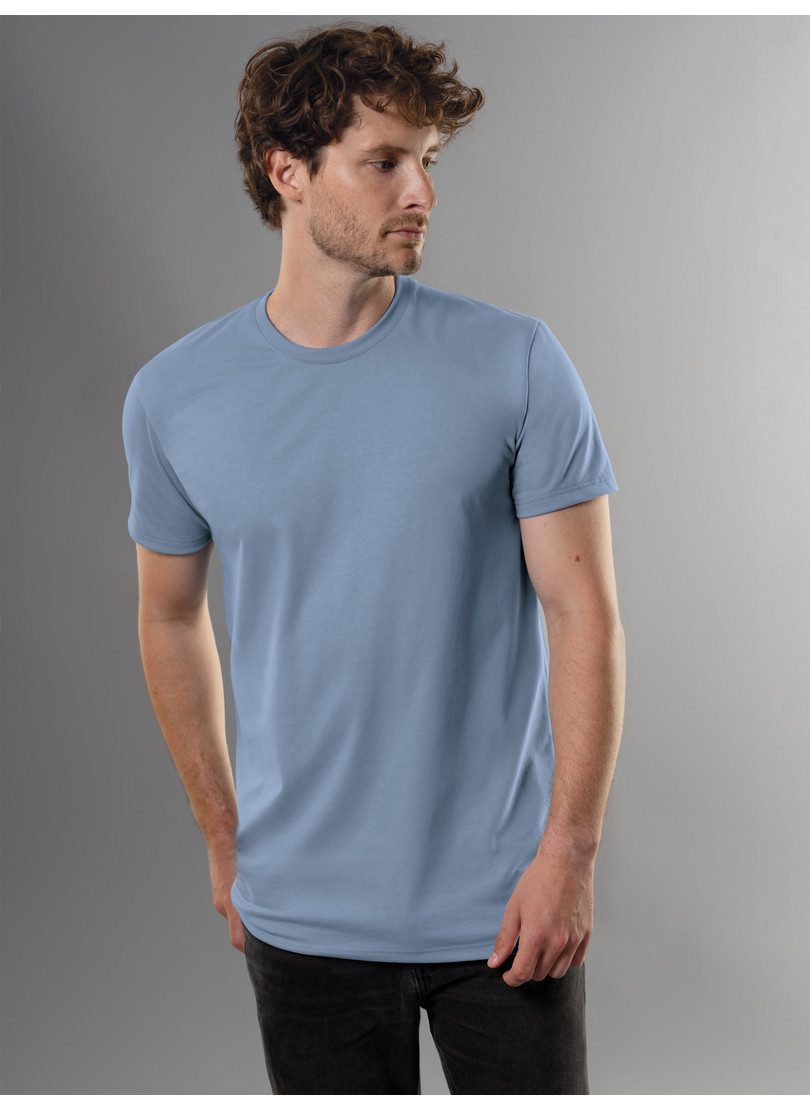 Trigema T-Shirt "TRIGEMA Slim Fit T-Shirt aus DELUXE Baumwolle", (1 tlg.) günstig online kaufen