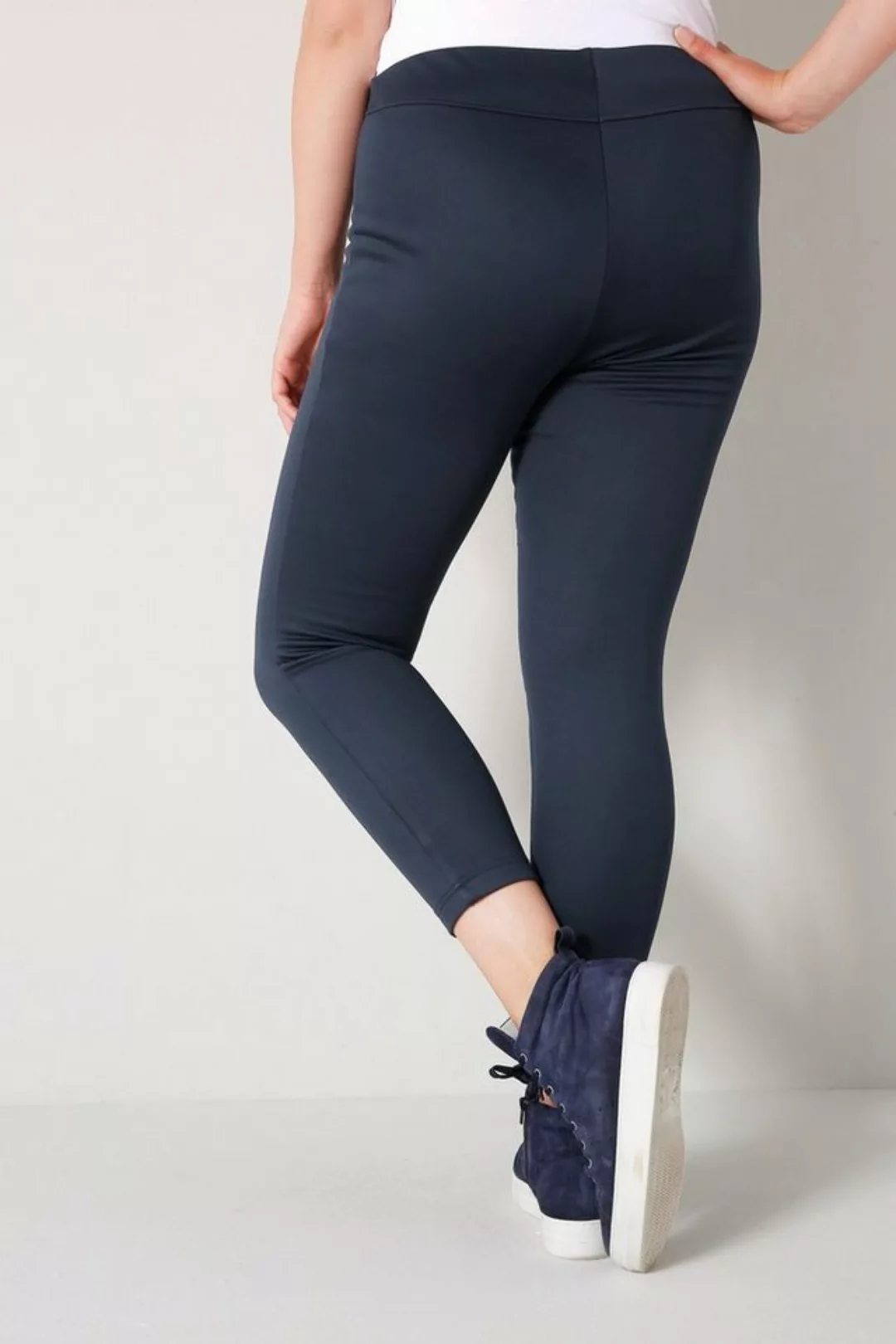 Janet & Joyce Lederimitathose Thermo-Leggings Tight Fit warme Innenseite günstig online kaufen