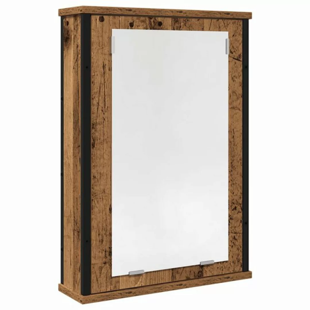 vidaXL Spiegelschrank Badspiegel Spiegelschrank Altholz-Optik 42x12x60 cm H günstig online kaufen