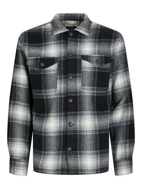 Jack & Jones Langarmhemd JCOEDDIE CHECK WOOL BLEND OVERSHIRT LS Overshirt F günstig online kaufen