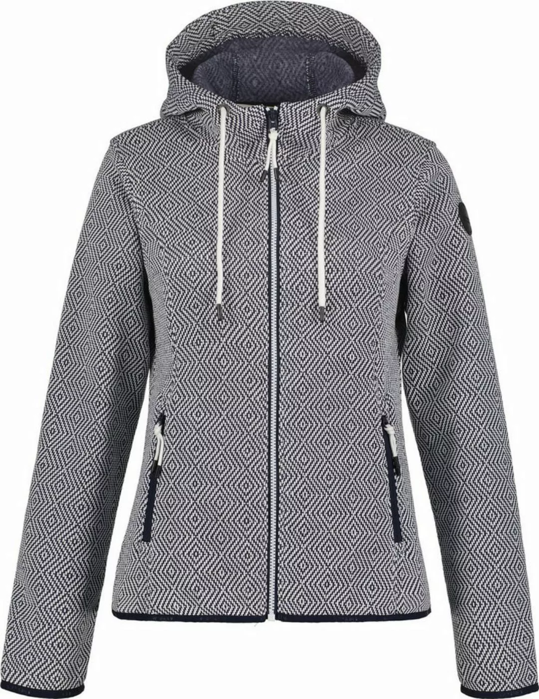 Icepeak Strickfleecejacke Auen Midlayer für Damen mit verschließbaren Tasch günstig online kaufen