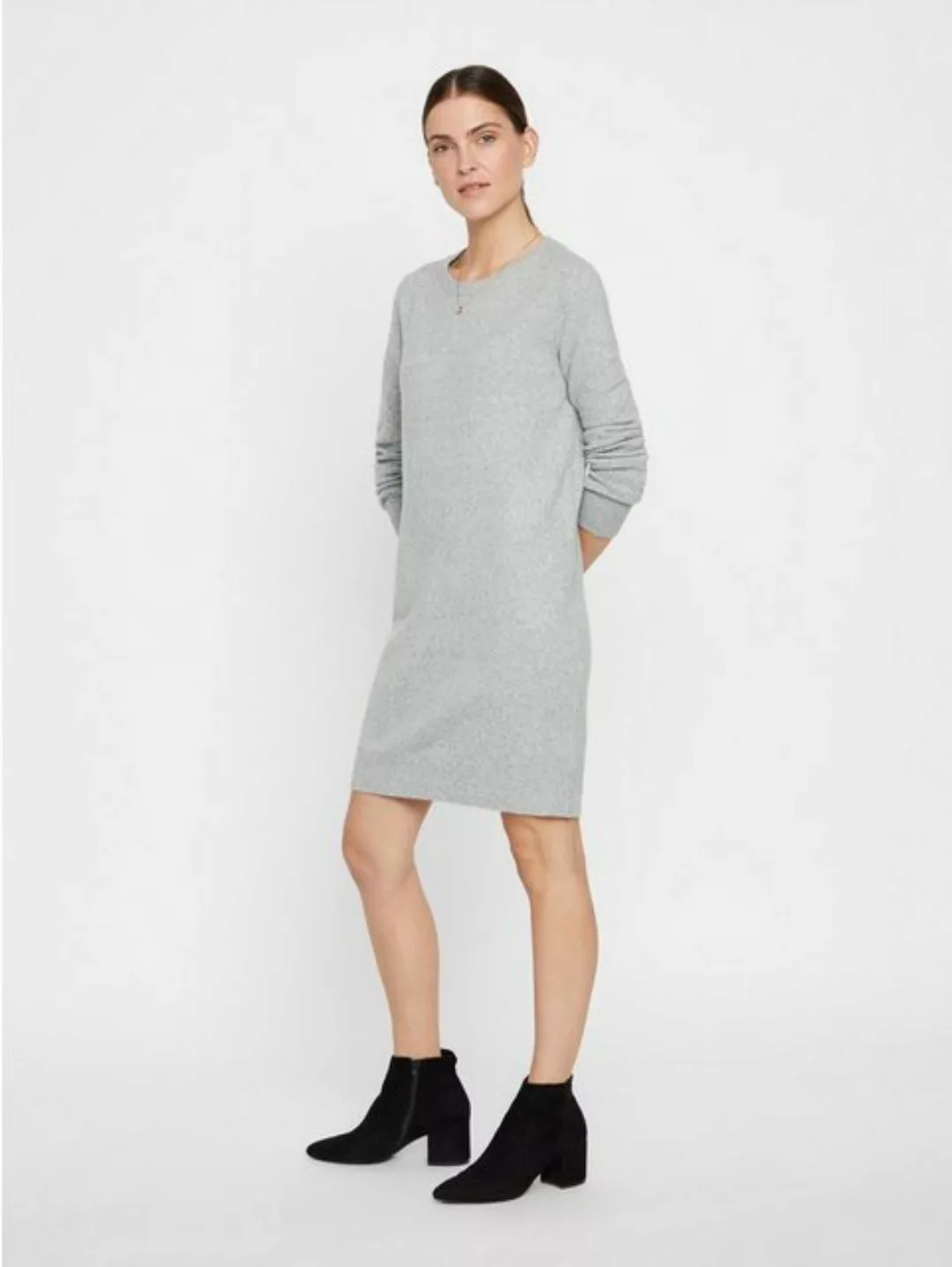 Vero Moda Strickkleid "VMDOFFY LS O-NECK DRESS GA NOOS" günstig online kaufen