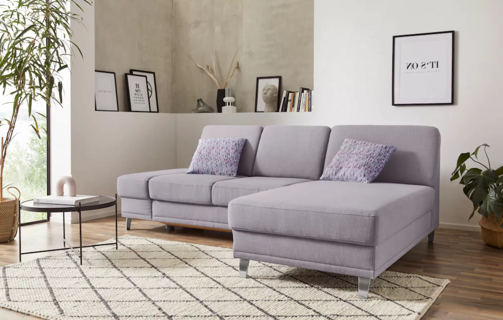 sit&more Ecksofa "Clio L-Form", wahlweise mit Bettfunktion oder Vorziehsitz günstig online kaufen