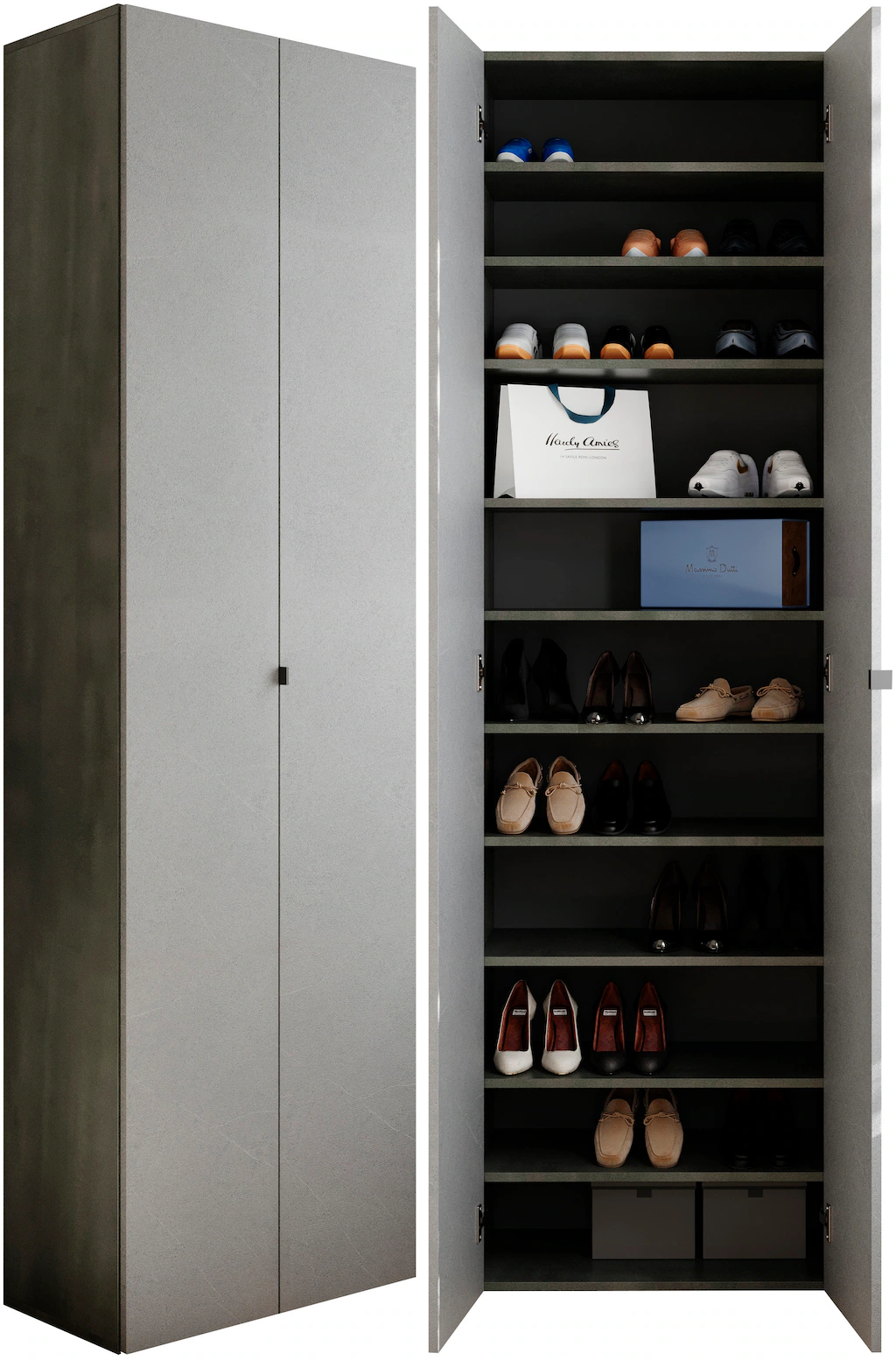 INOSIGN Schuhschrank "Pratiko Breite 63 cm, Höhe 212 cm, Schuhregal mit 11 günstig online kaufen