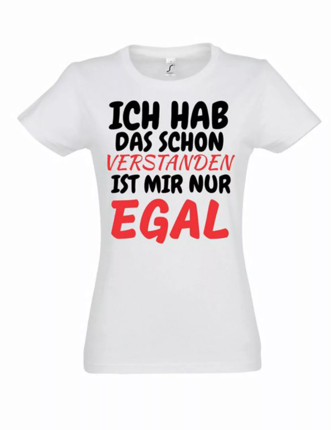 Youth Designz Print-Shirt Verstanden Egal Damen T-Shirt mit lustigen Spruch günstig online kaufen