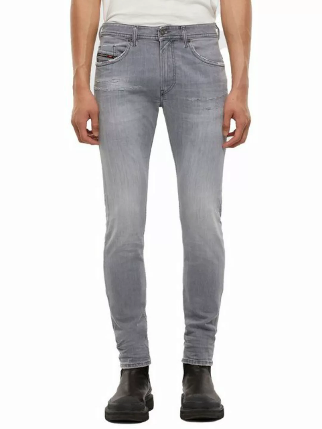 Diesel Slim-fit-Jeans Stretch Hose Grau - Thommer-X 009DC - W29 L32 günstig online kaufen
