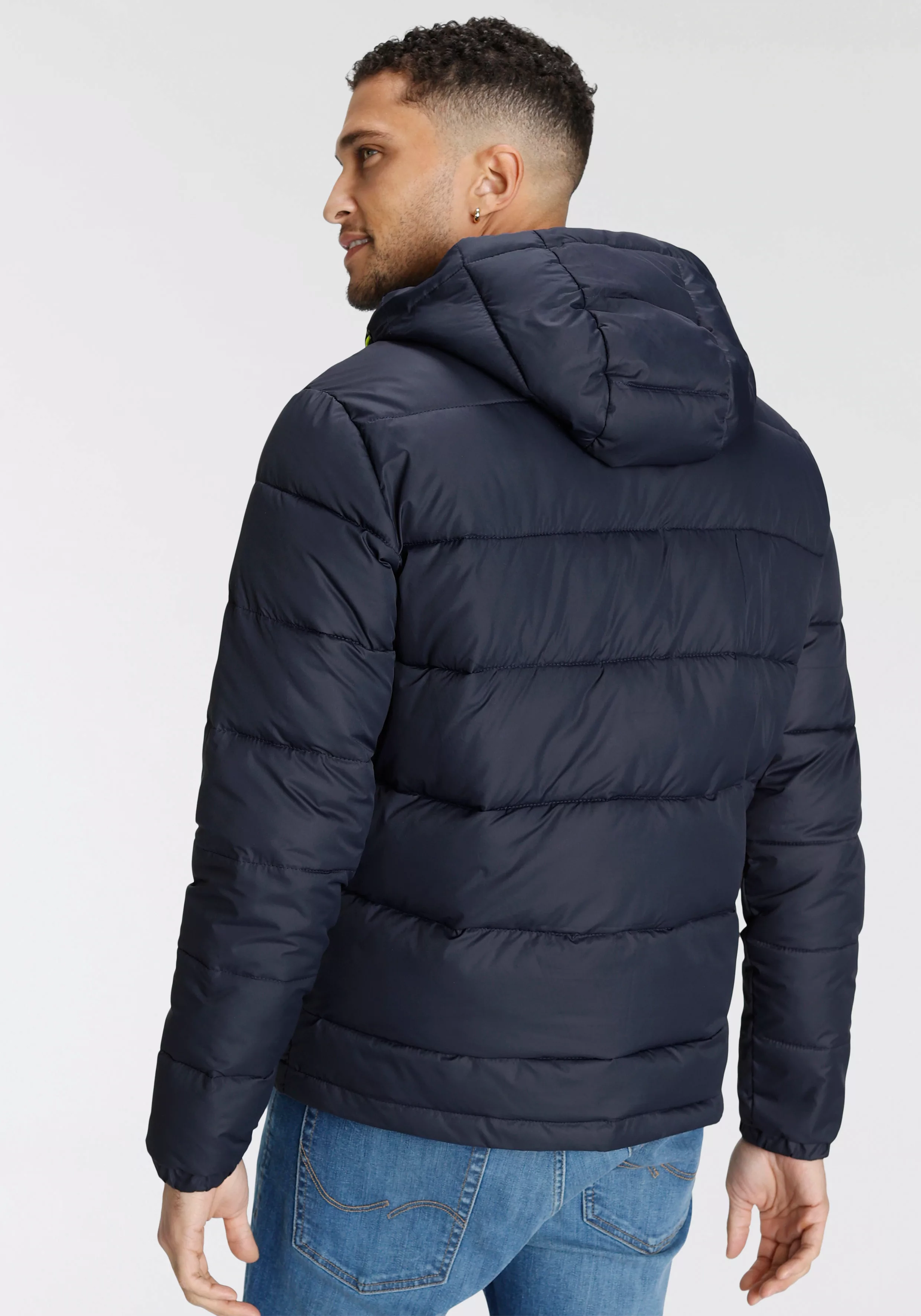 Jack & Jones Steppjacke "JJ JJGLOBUS LIGHT PUFFER", mit Kapuze günstig online kaufen