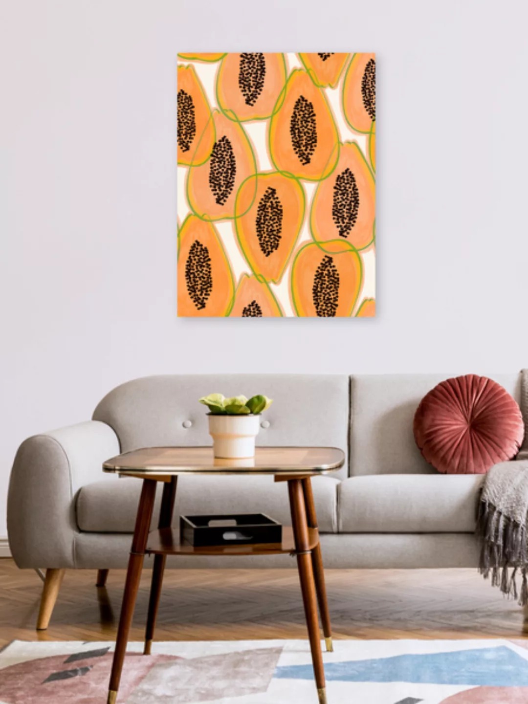 Poster / Leinwandbild - Papaya Cravings günstig online kaufen