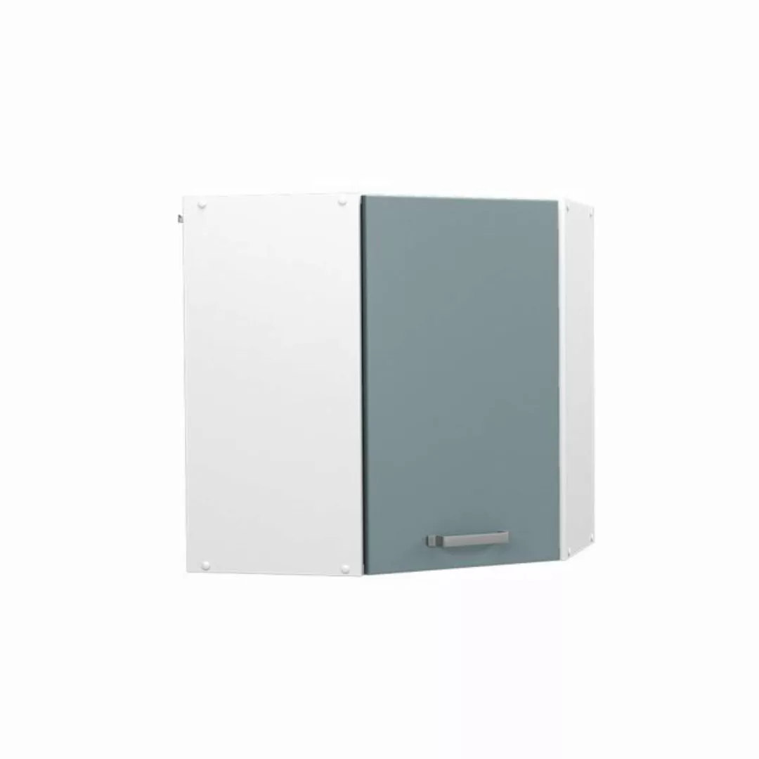 Vicco Eckhängeschrank R-Line, Blau-Grau/Weiß, 57 cm günstig online kaufen