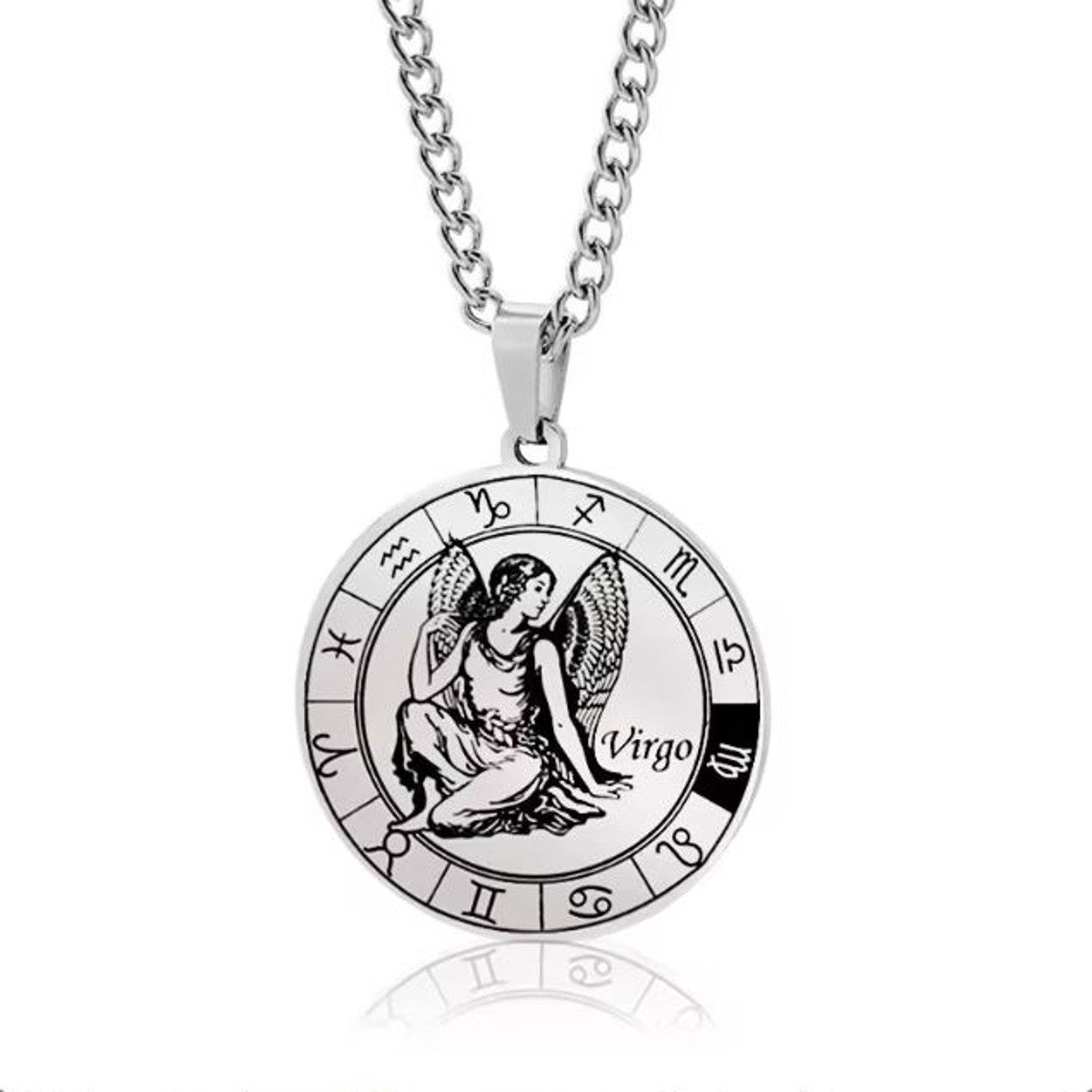 KARMA Kette mit Anhänger Halskette Edelstahl günstig online kaufen