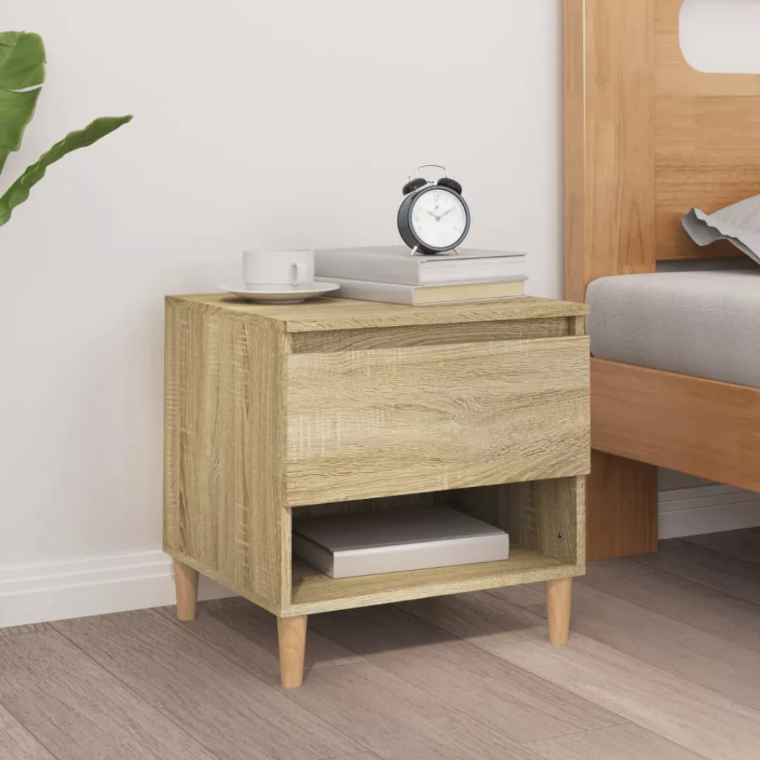 Vidaxl Nachttisch Sonoma-eiche 50x46x50 Holzwerkstoff günstig online kaufen