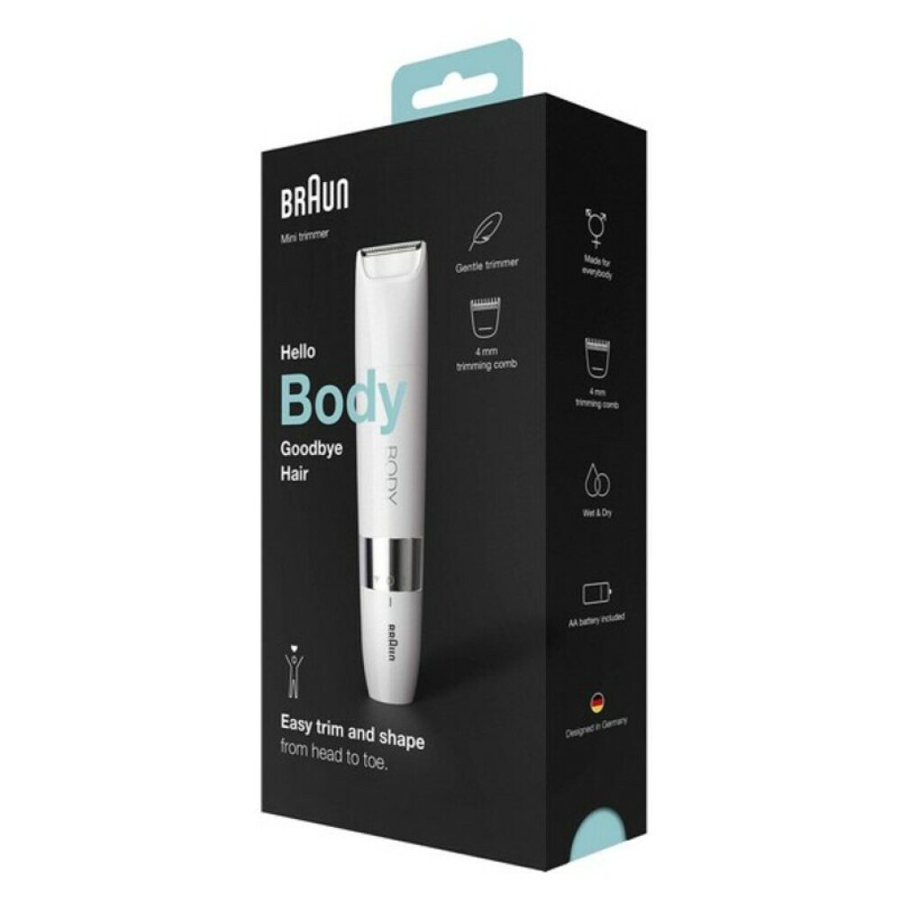 Braun Elektrokörperrasierer Mini Body-& Bikini-Trimmer BS1000, günstig online kaufen