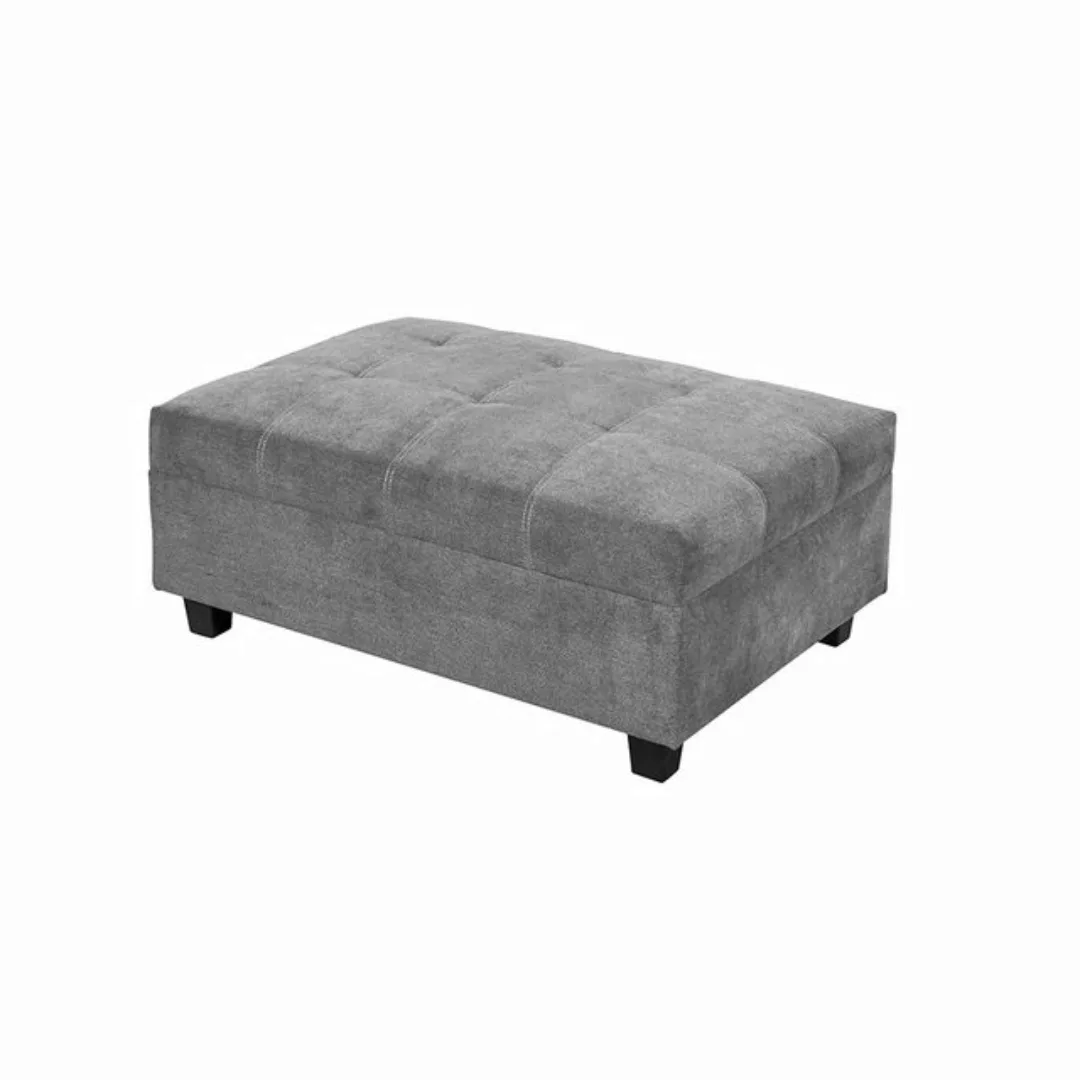 Lomadox Ecksofa LEICESTER-09, dunkelgrau 248x87x176 cm günstig online kaufen