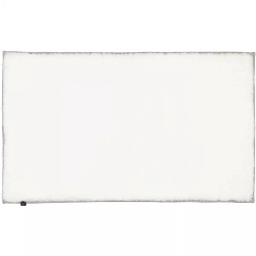Cawö Badteppich Frame 1006 weiß - 600 Badematten Gr. 60 x 100 günstig online kaufen