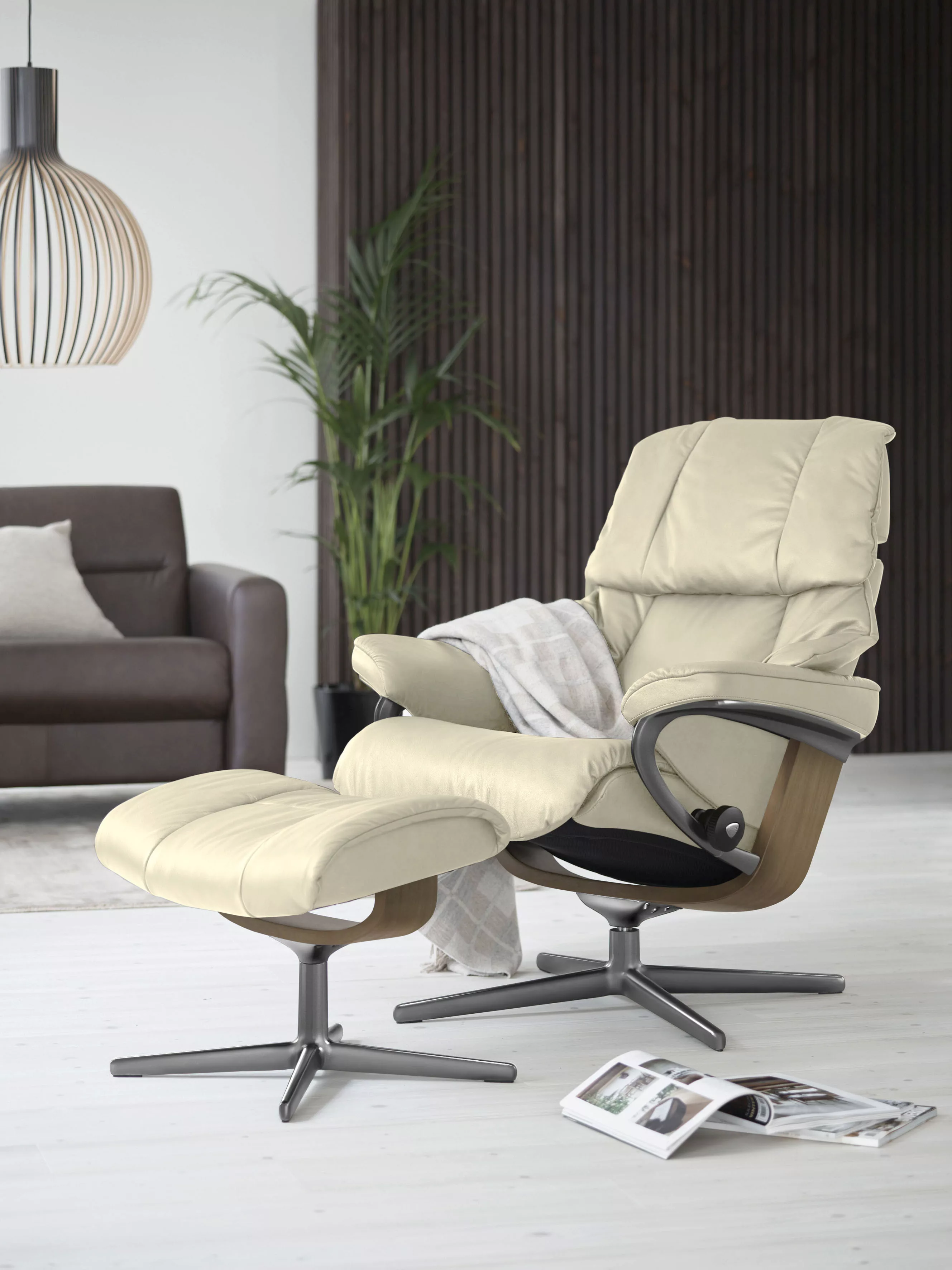 Stressless® Relaxsessel »Reno«, (Set, Relaxsessel mit Hocker), mit Hocker, günstig online kaufen