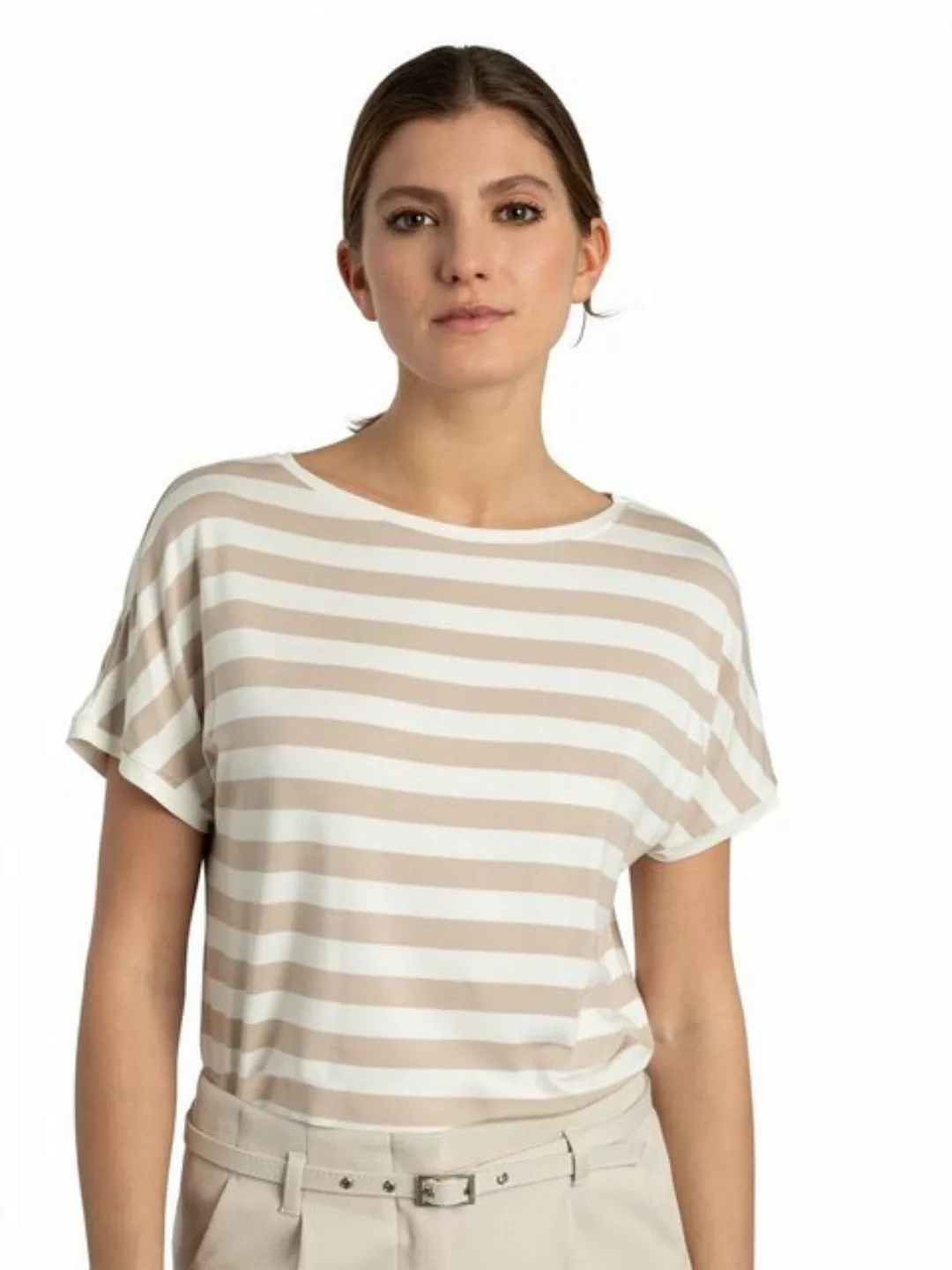 Streifenshirt, beige/ecru, Frühjahrs-Kollektion günstig online kaufen