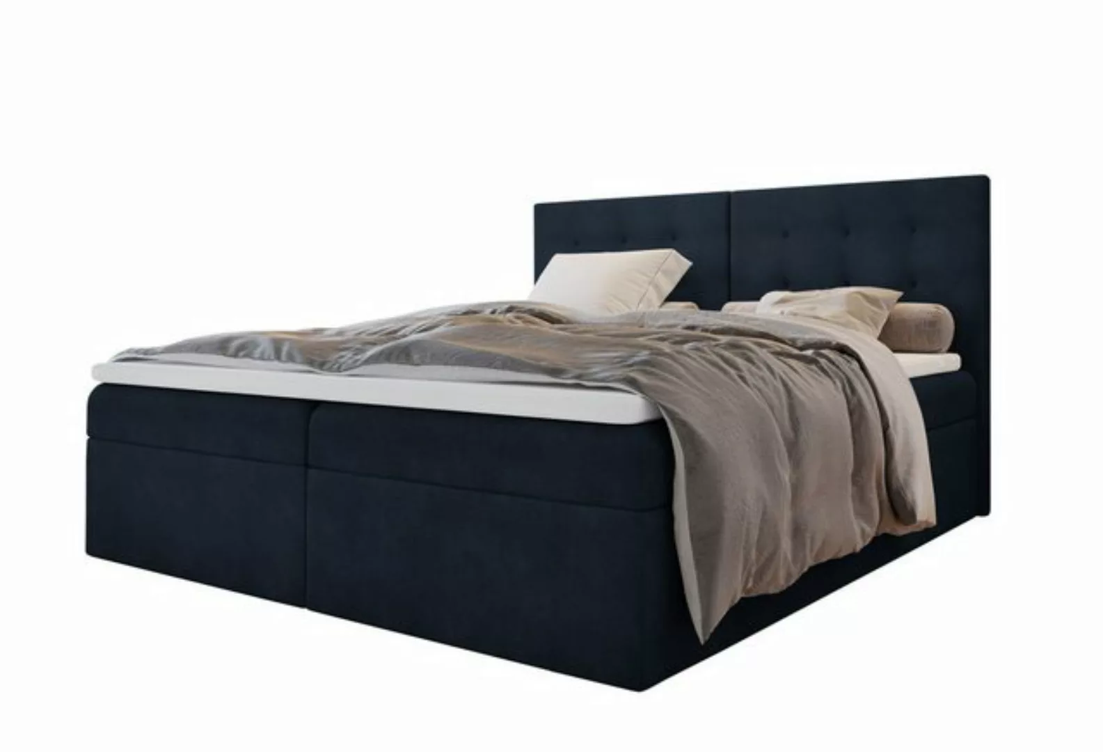 Stylefy Boxspringbett Giustine (Schlafzimmerbett, Bett), gepolstert günstig online kaufen