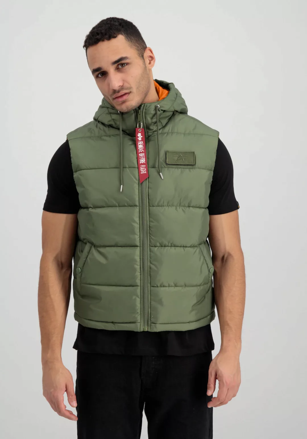 Alpha Industries Blouson "Alpha Industries Men - Vests Hooded Puffer Vest F günstig online kaufen