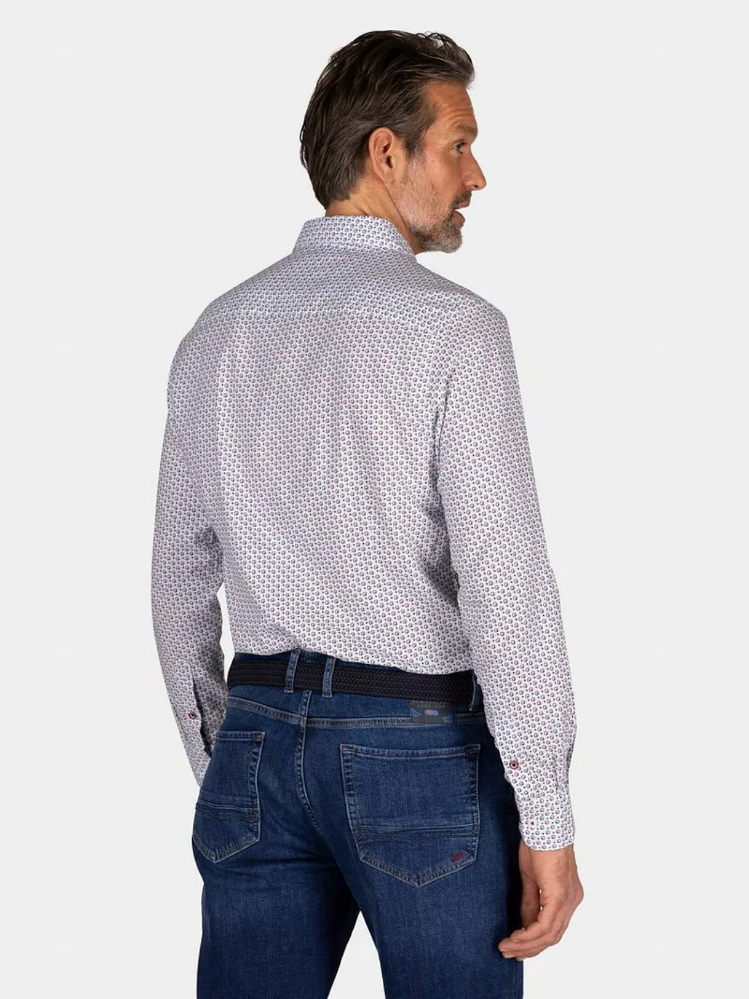 NZA Hemd Aidan Print Blau - Größe 3XL günstig online kaufen