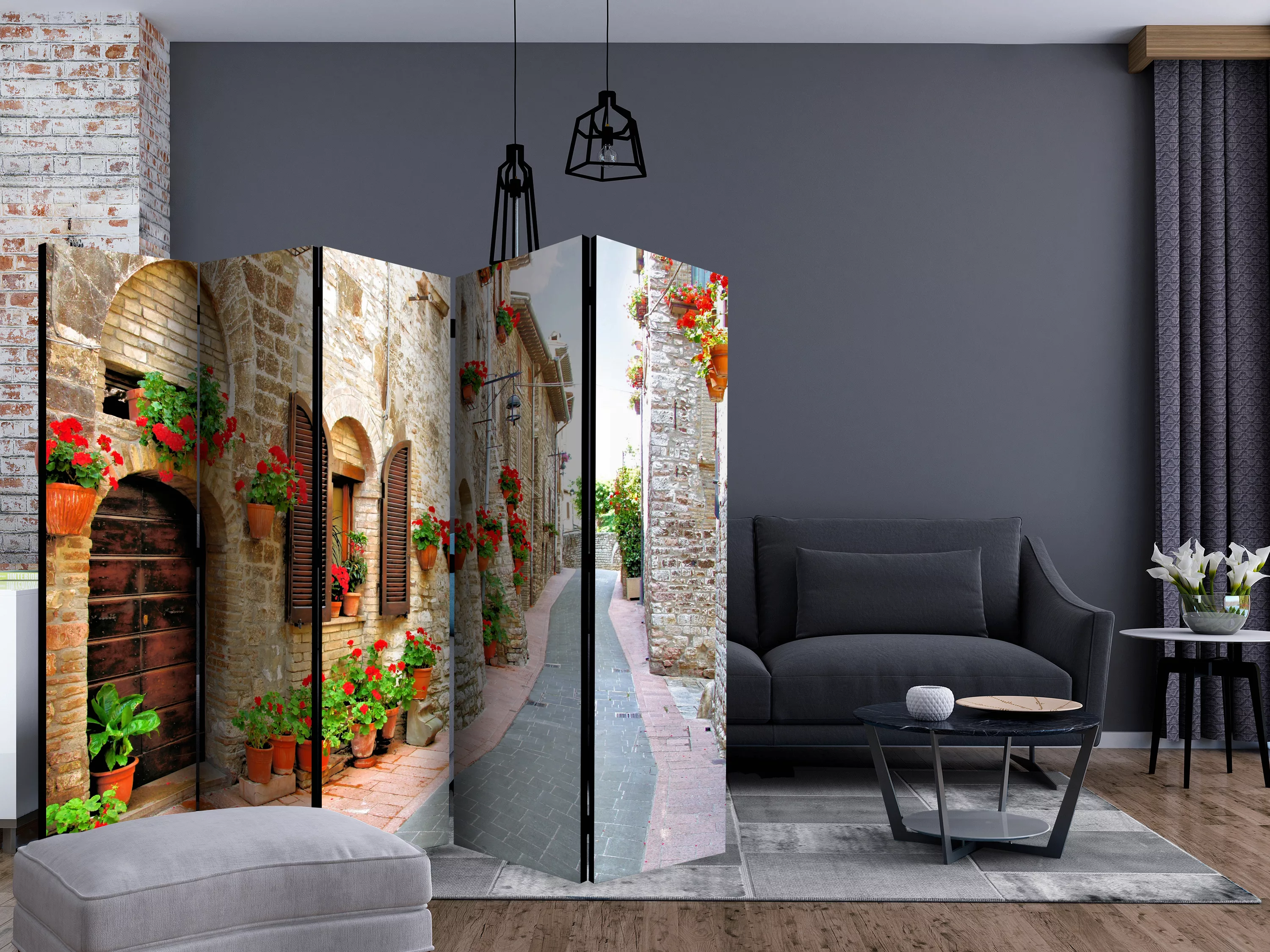 5-teiliges Paravent - Italian Province Ii [room Dividers] günstig online kaufen