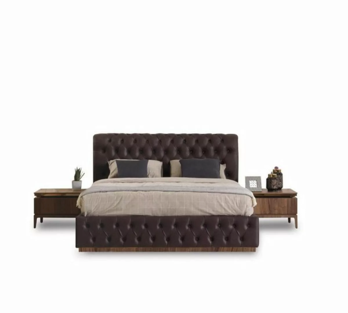 JVmoebel Bett, Chesterfield Betten Schlafzimmer Bett Design Luxus Betten Mö günstig online kaufen