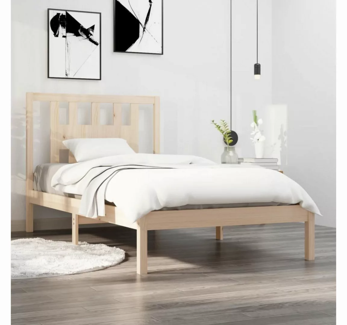 furnicato Bett Massivholzbett Kiefer 100x200 cm günstig online kaufen