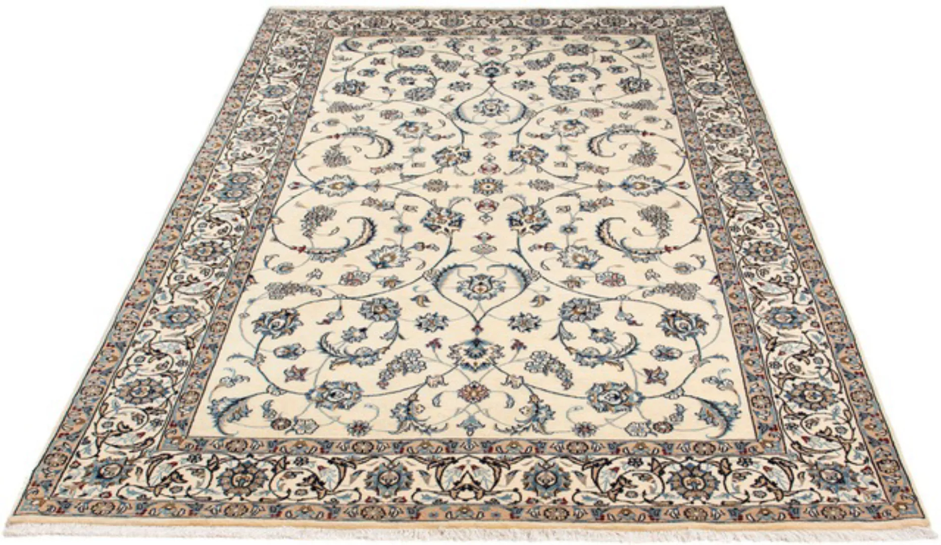 morgenland Orientteppich »Perser - Nain - Premium - 210 x 130 cm - beige«, günstig online kaufen