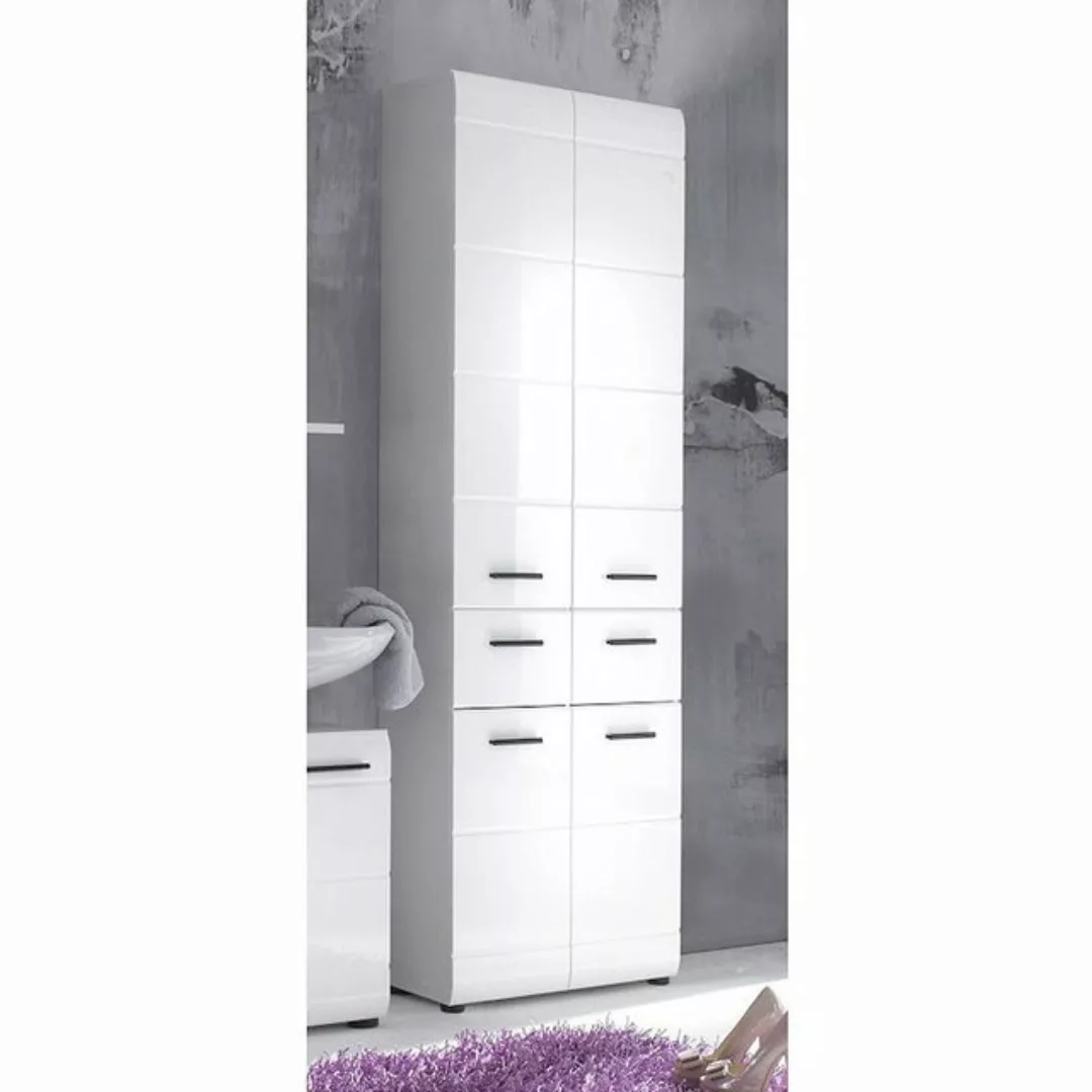 trendteam Hängeschrank Gloss (Badschrank 30x77 cm) weiß Hochglanz günstig online kaufen