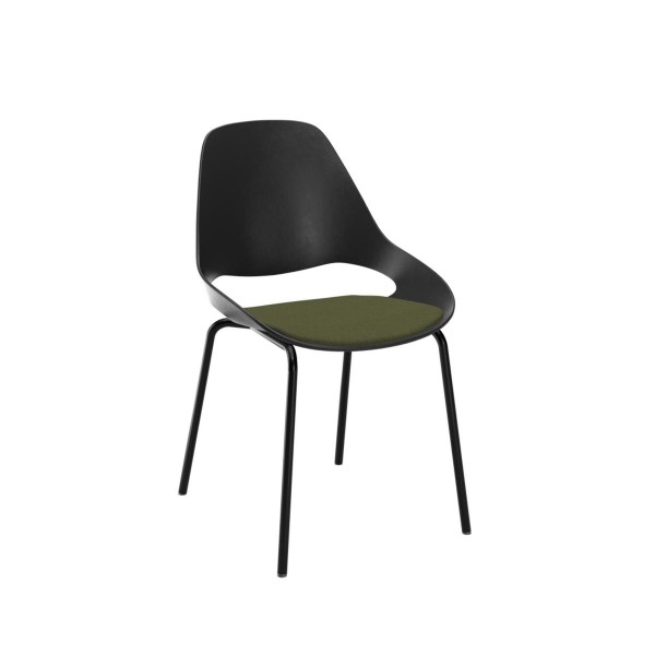 Aluminium-Stuhl FALK ohne Armlehne kiefergrün günstig online kaufen