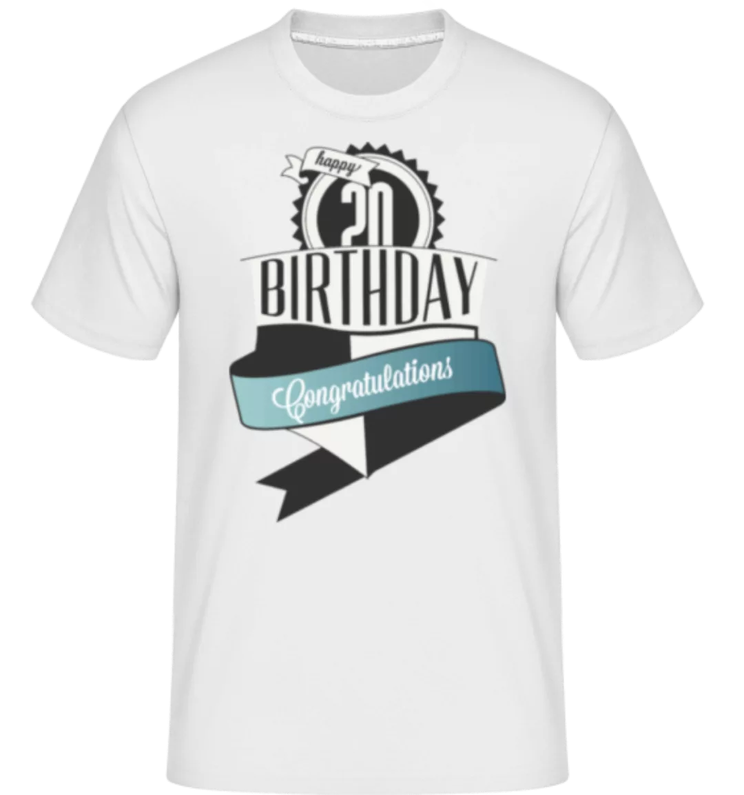 20 Birthday Congrats · Shirtinator Männer T-Shirt günstig online kaufen