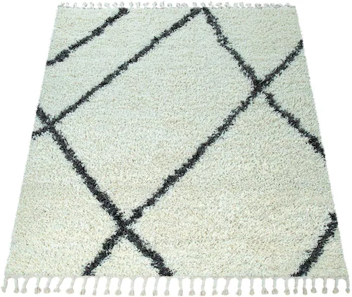 Paco Home Hochflor-Teppich »Helsinki 531«, rechteckig, weicher Hochflor-Sha günstig online kaufen