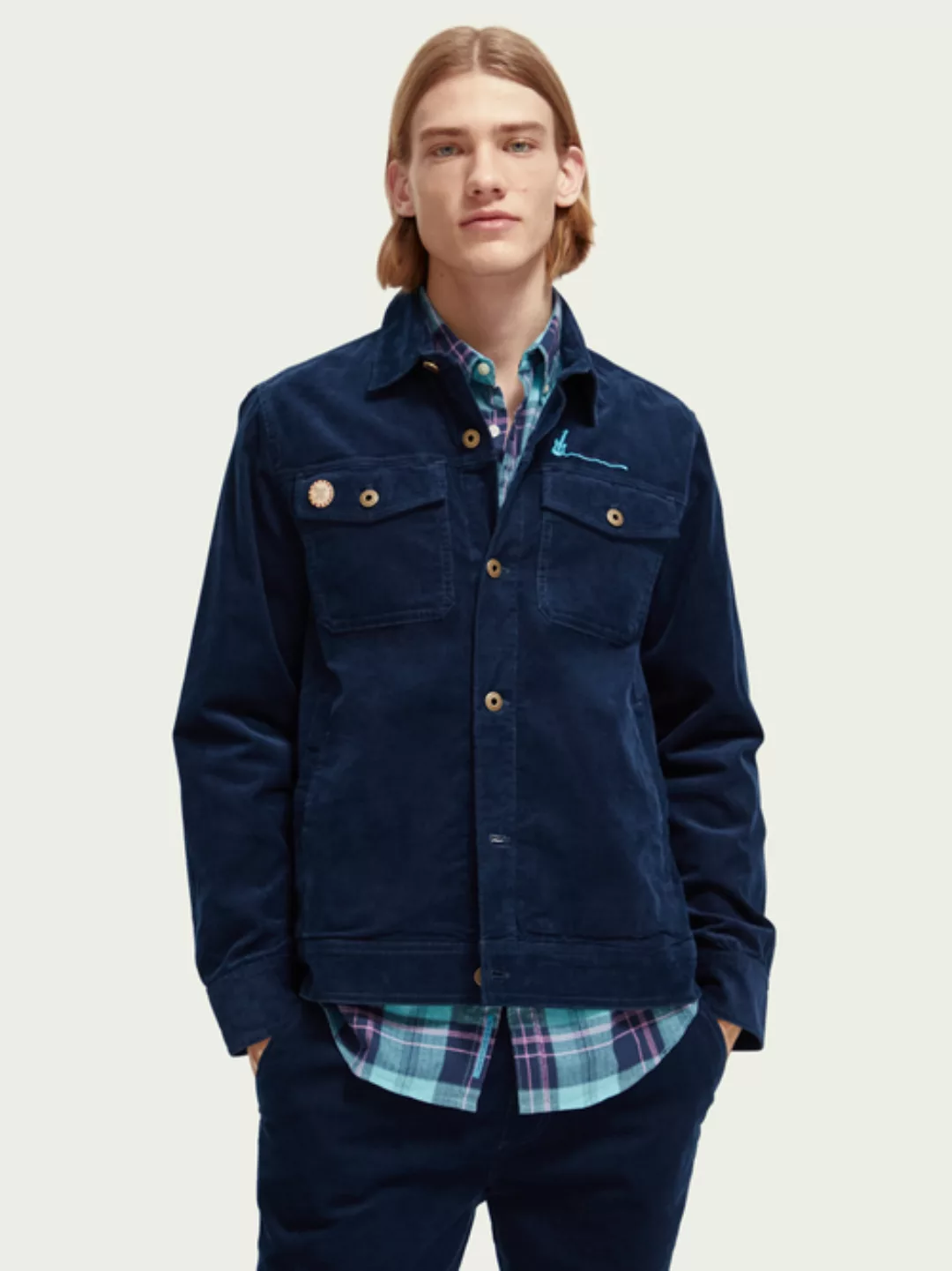 Maison Scotch Corduroy overshirt günstig online kaufen