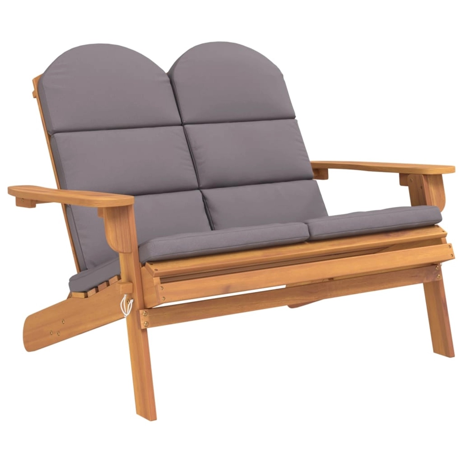 Vidaxl Adirondack-gartenbank Mit Kissen 126 Cm Massivholz Akazie günstig online kaufen