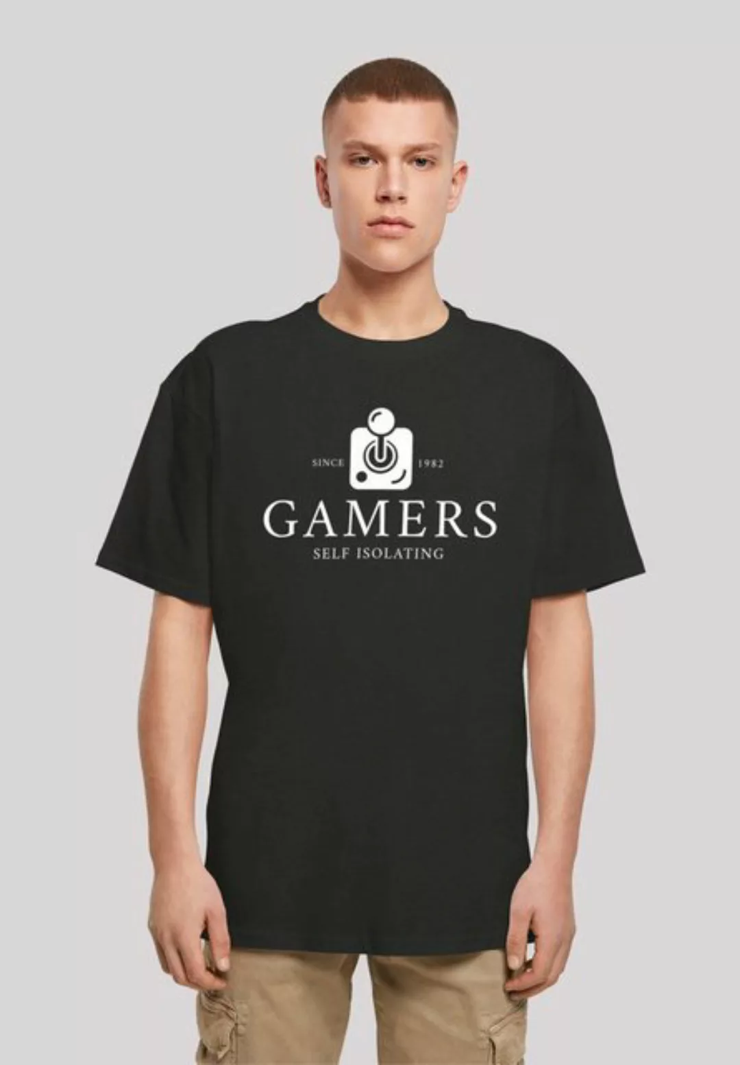 F4NT4STIC T-Shirt "Gamers Self Isolating Retro Gaming SEVENSQUARED", Print günstig online kaufen