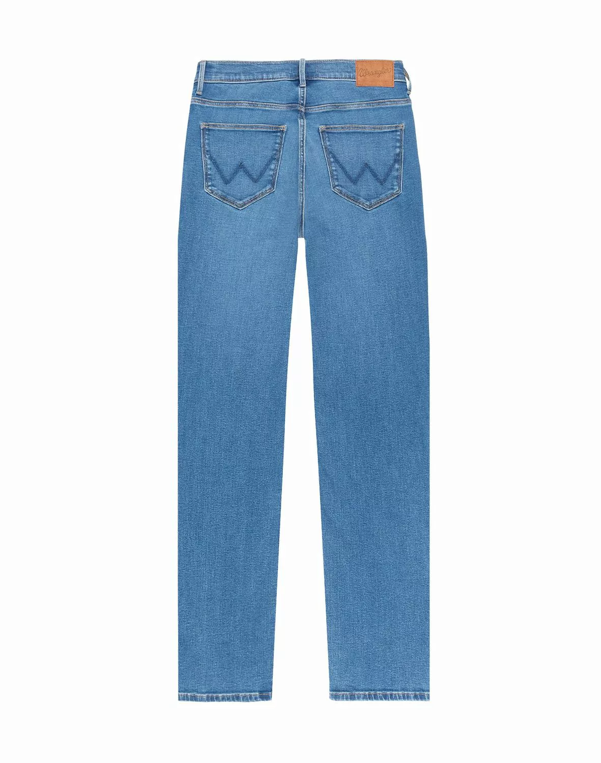 Wrangler Damen Jeans STRAIGHT - Regular Fit - Blau - Aurelia günstig online kaufen