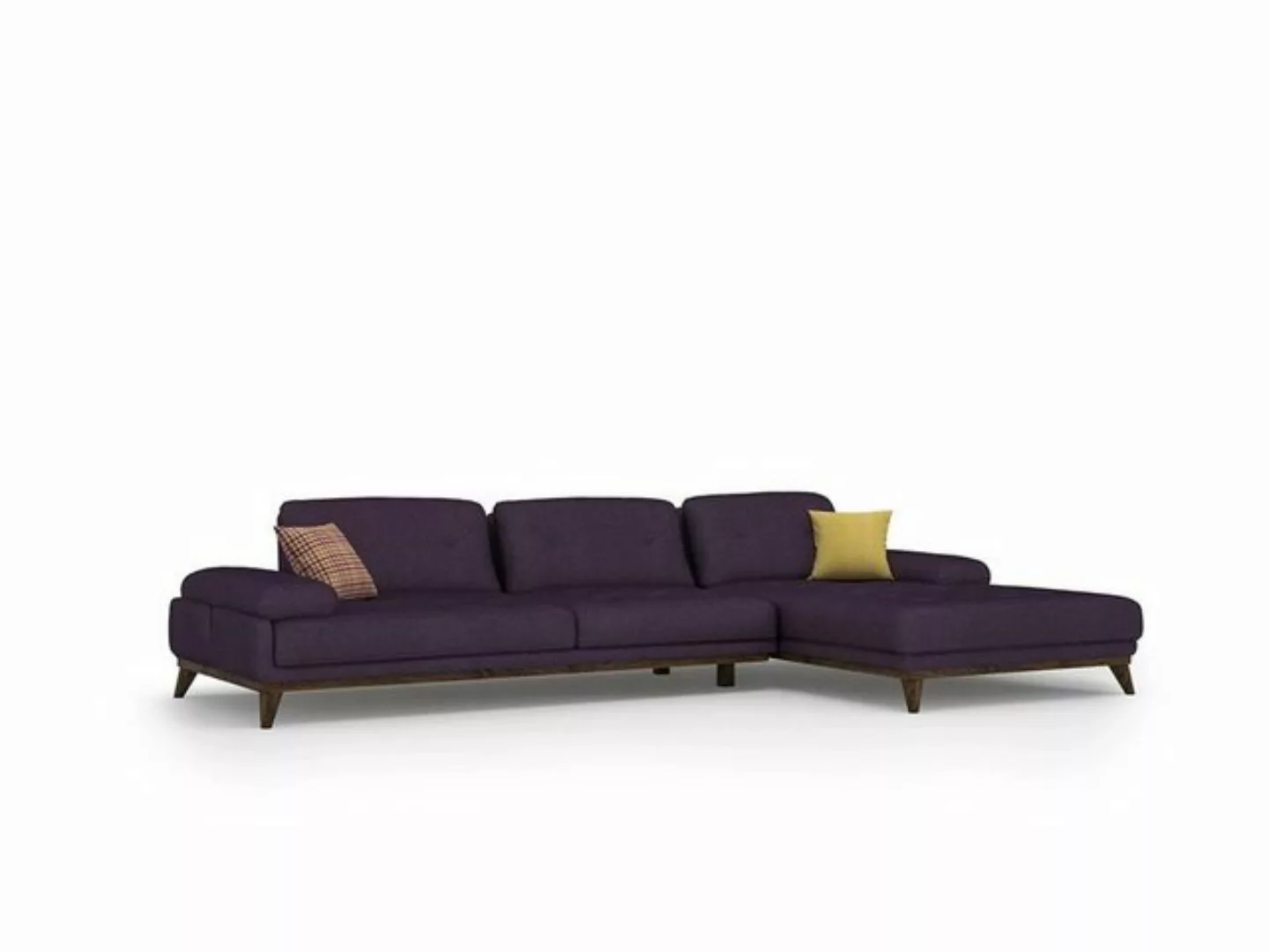 JVmoebel Ecksofa Luxus Wohnzimmer Lila Ecksofa L-Form Einrichtung Sofa Couc günstig online kaufen