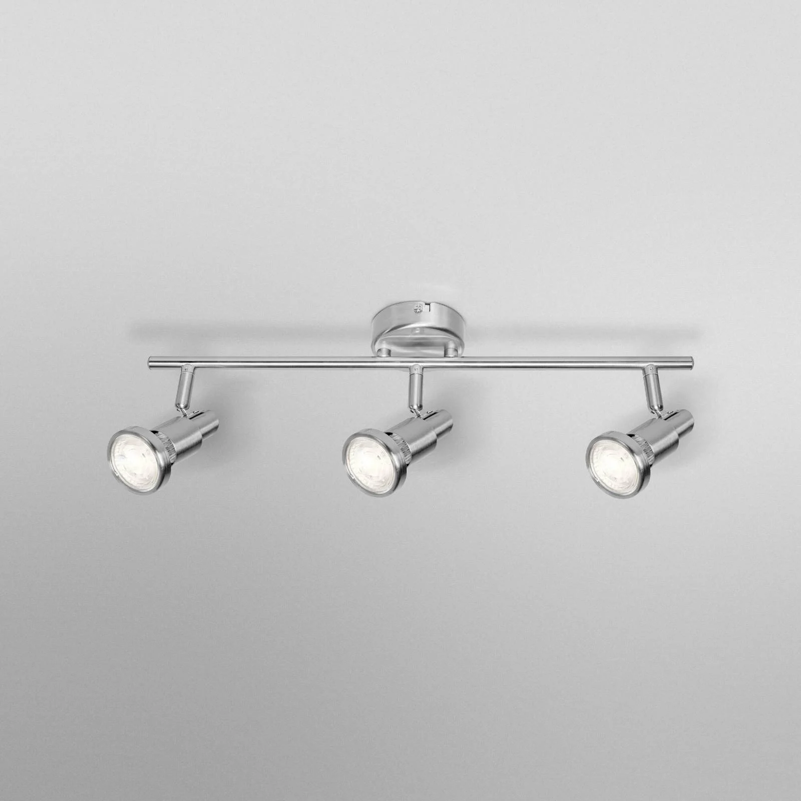 OSRAM Deckenstrahler, silber, Metall 3-flg. GU10-LED 2.700 K günstig online kaufen
