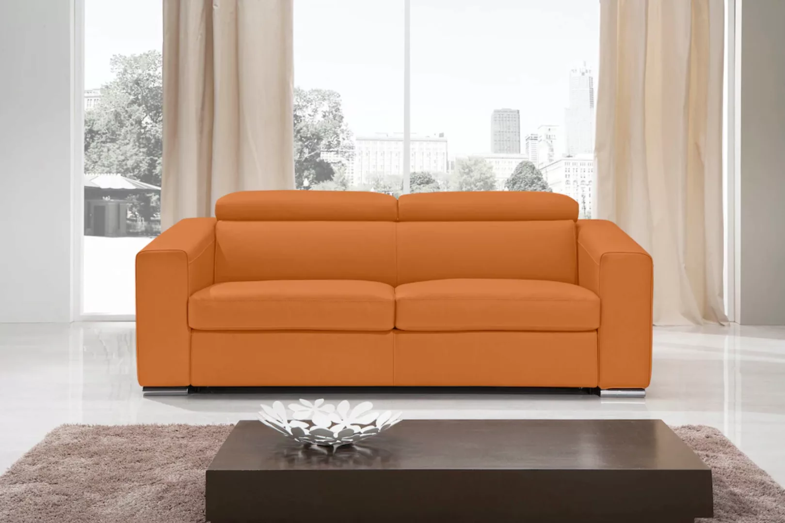 Egoitaliano Schlafsofa "Cabiria", Sofa inkl. Schlaffunktion, Kopfteile vers günstig online kaufen