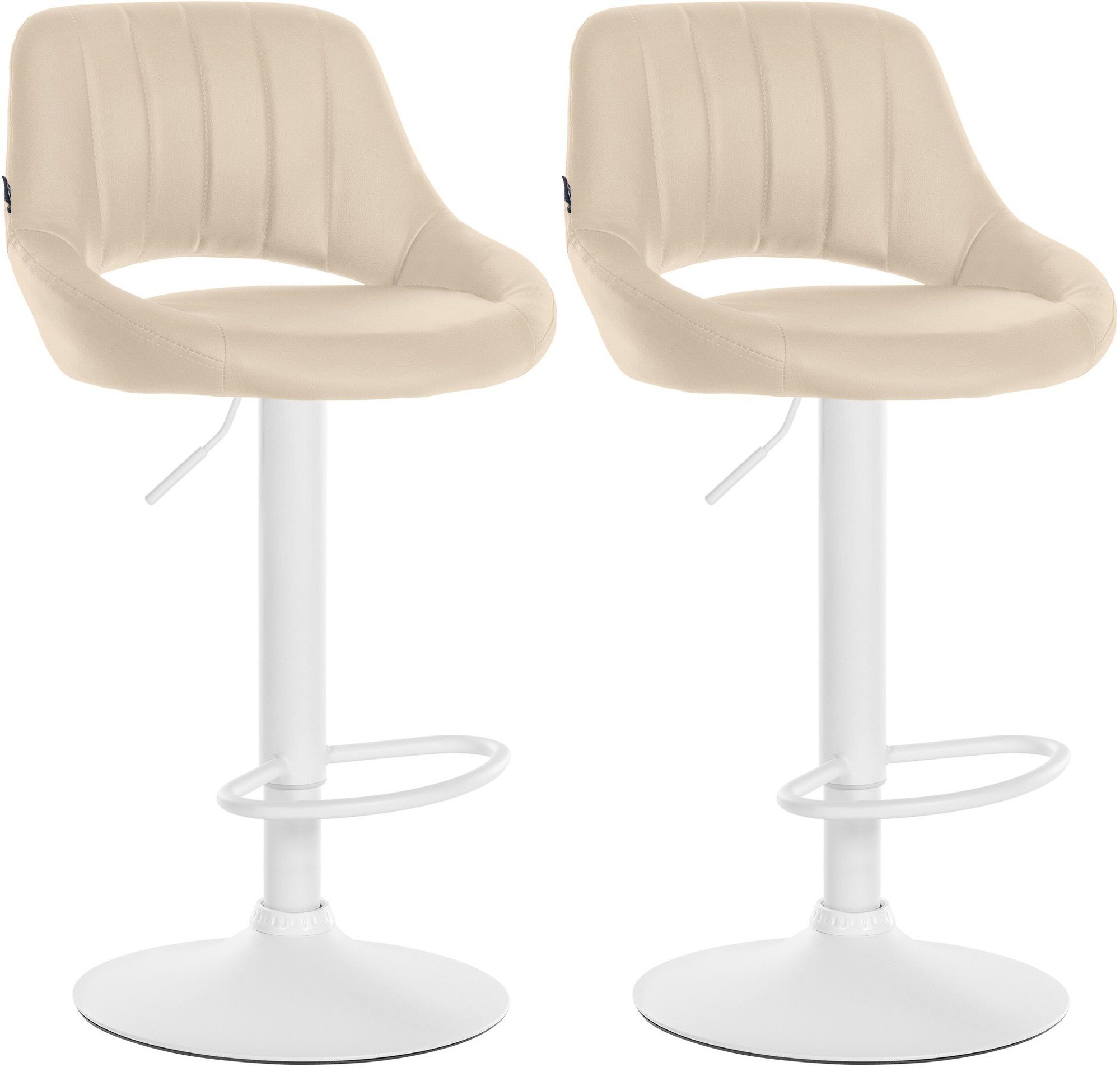 CLP Barhocker Milet Kunstleder (2er Set, günstig online kaufen