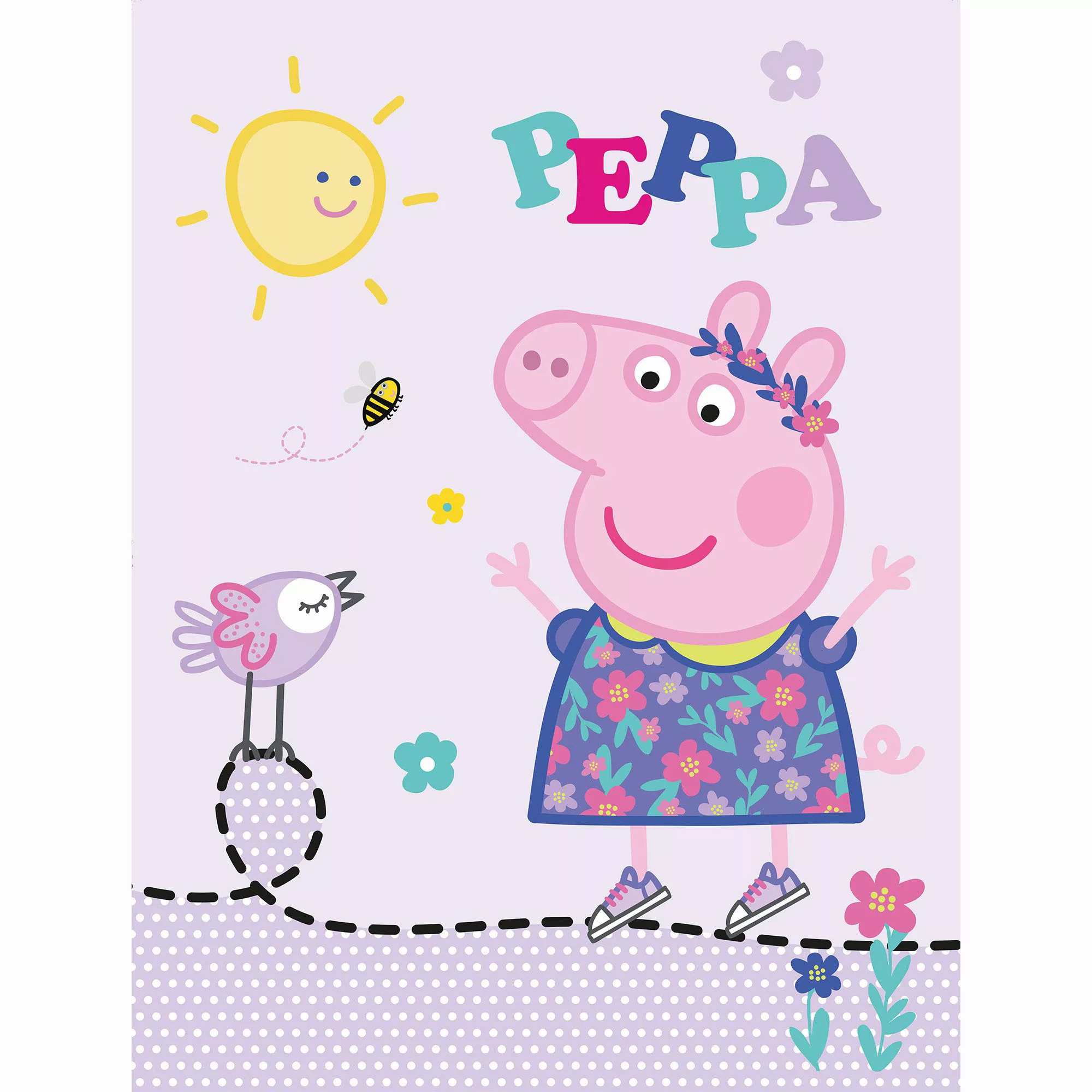 BERONAGE Kinderteppich Peppa Wutz Pig Happy günstig online kaufen