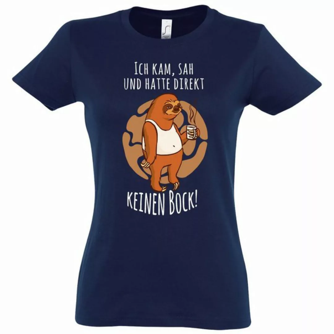 Youth Designz T-Shirt ICH KAM SAH UND HATTE DIREKT KEINEN BOCK! Damen Shirt günstig online kaufen