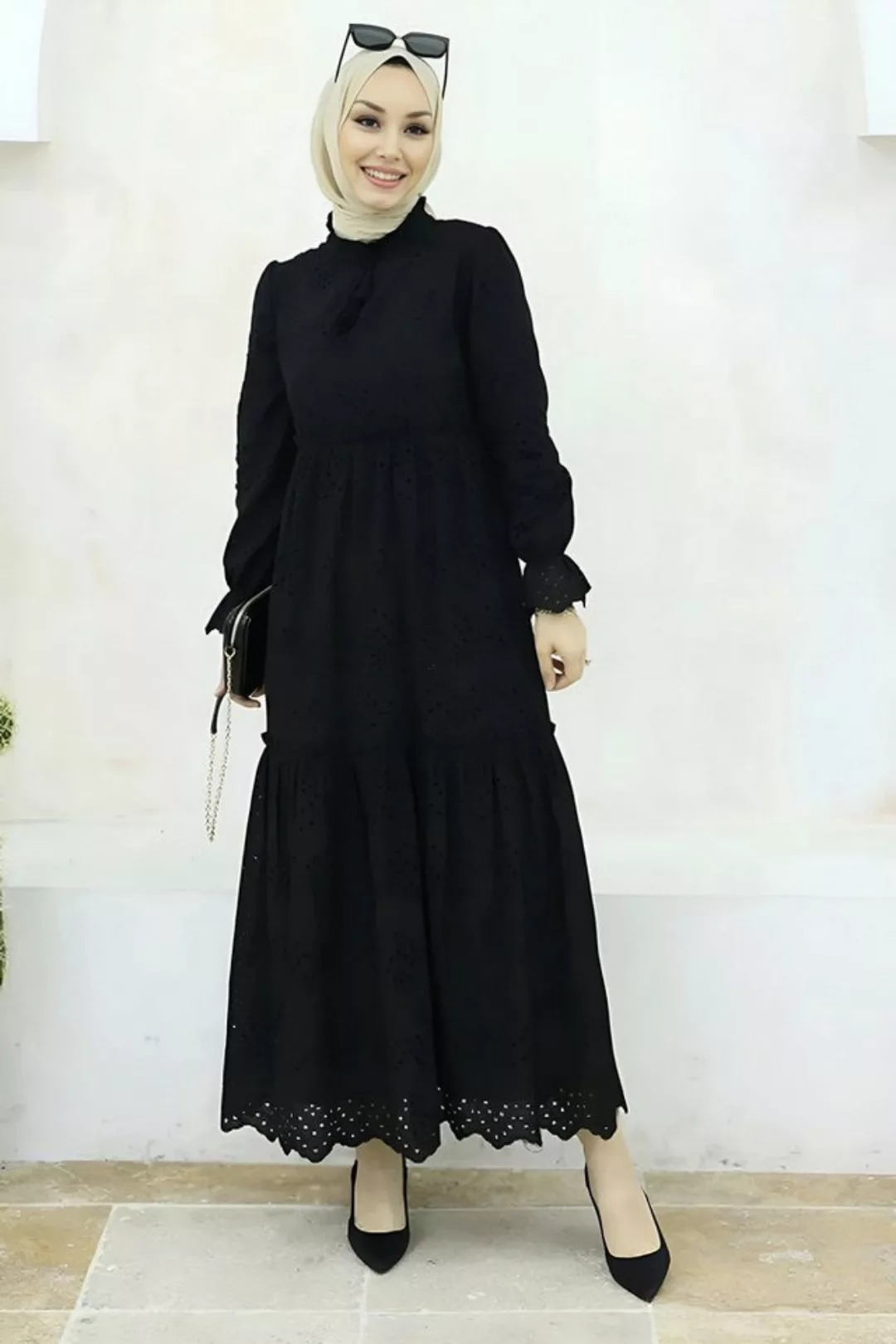 Modabout Maxikleid Langes Kleider Abaya Hijab Kleid Damen - NELB0007D4655SY günstig online kaufen