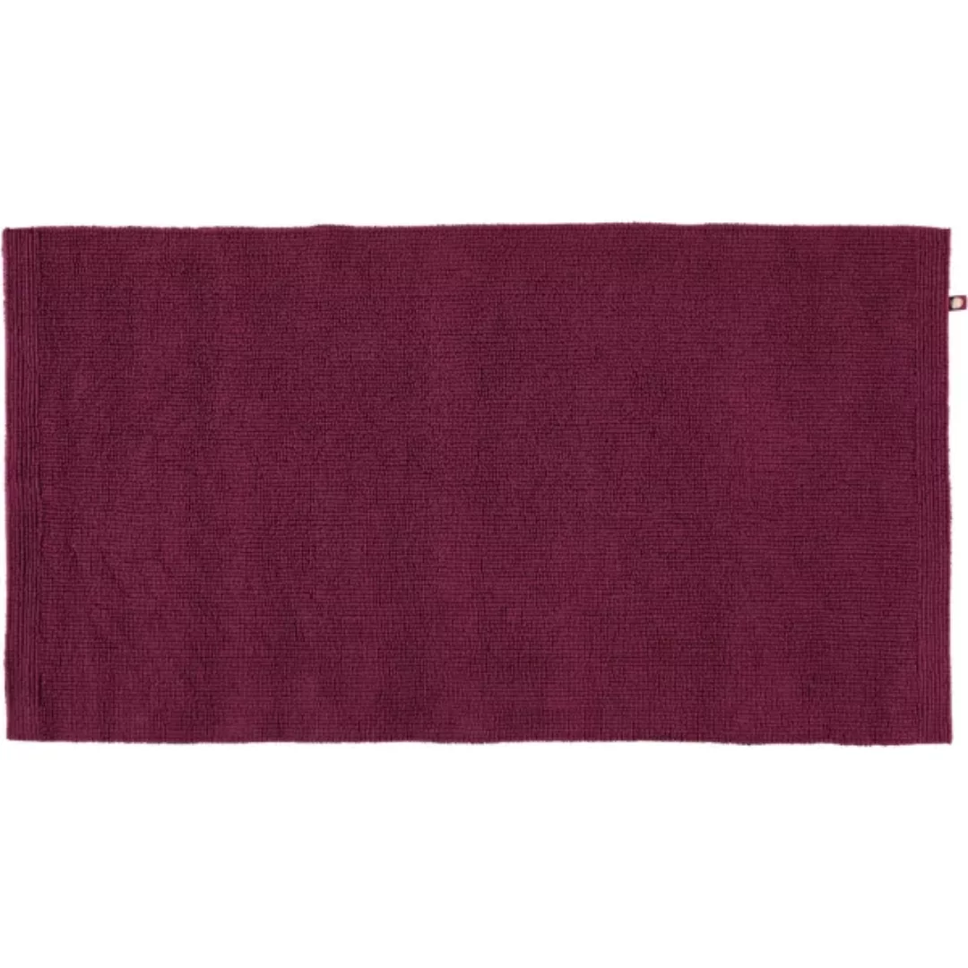 Rhomtuft - Badteppich Pur - Farbe: berry - 237 - 70x130 cm günstig online kaufen
