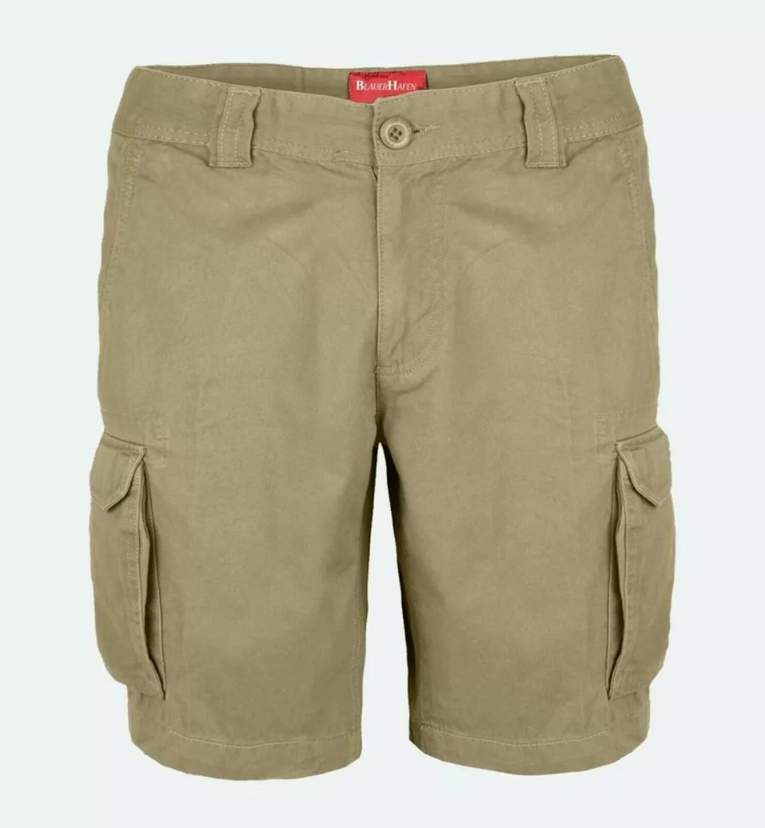 BlauerHafen Cargoshorts Herren Cargo Shorts 100% Baumwolle Hose Normale Pas günstig online kaufen