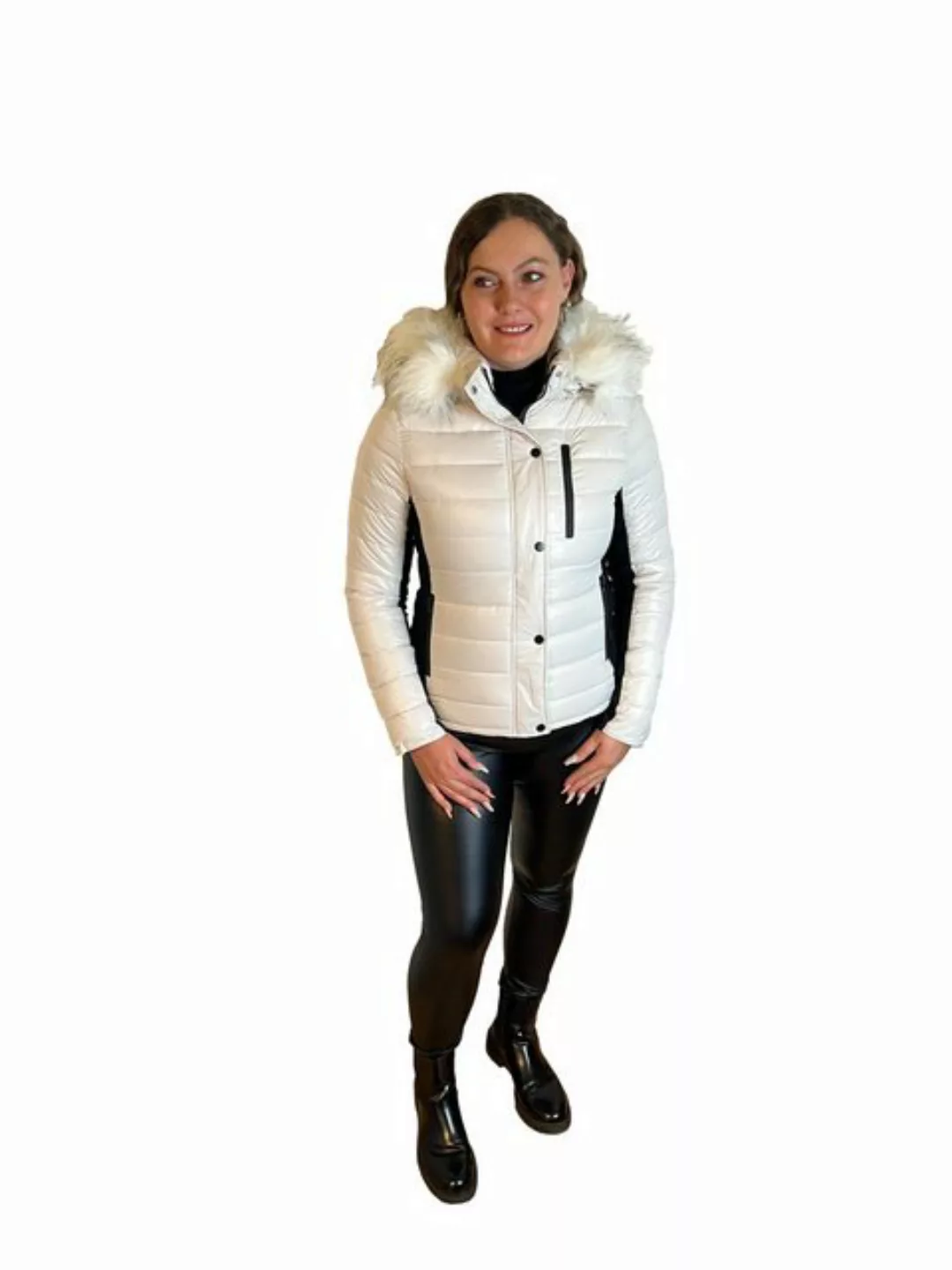 Lelü Fashion Winterjacke mit abtrennbarer Kapuze (1-St) mit abnehmbarer Kap günstig online kaufen