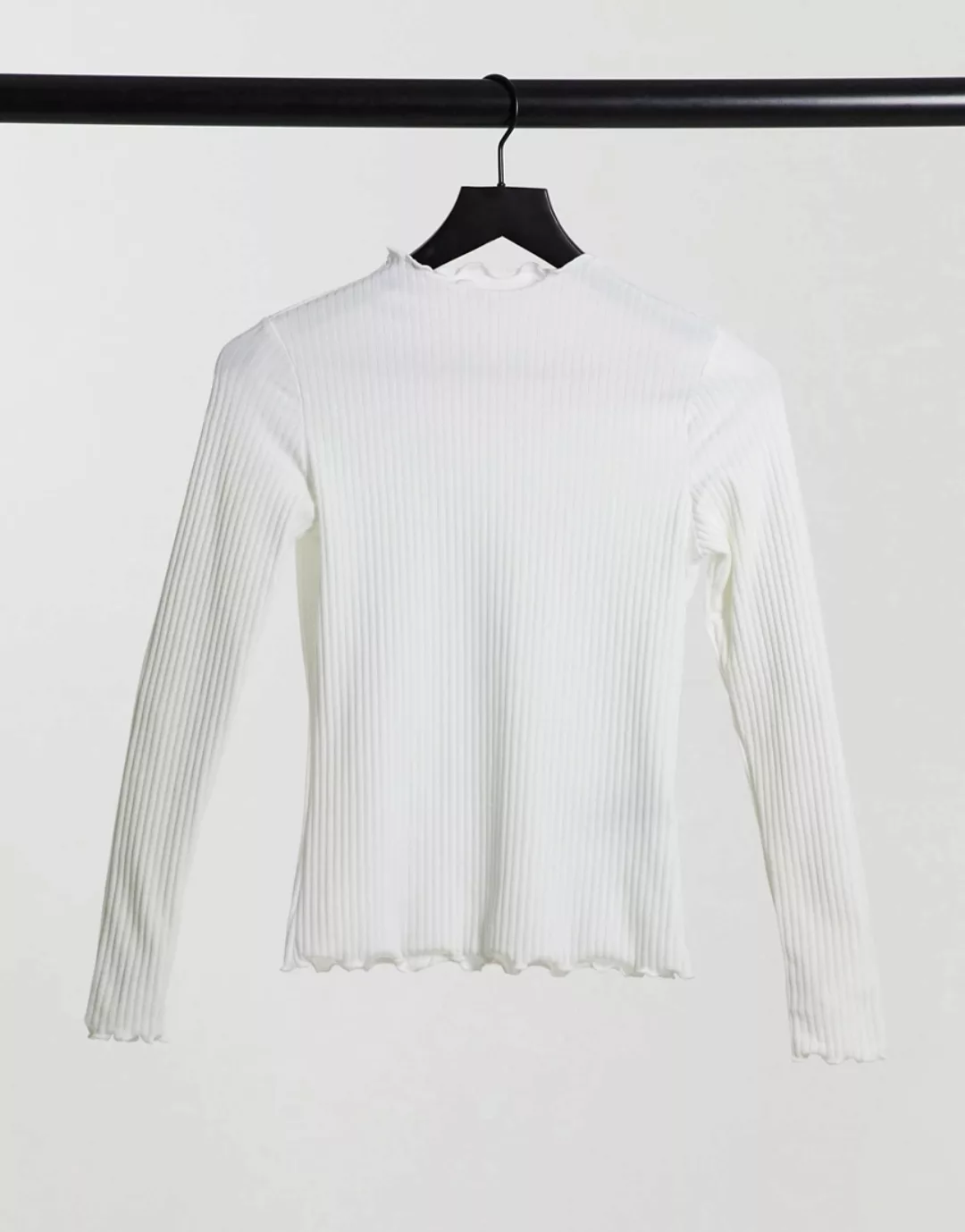 Only Emma High Neck Langarm-t-shirt S Egret günstig online kaufen