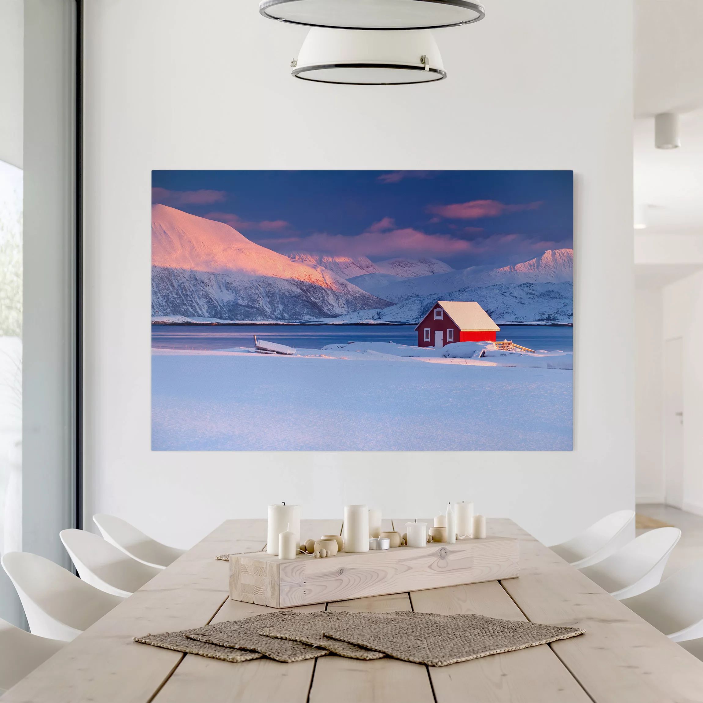 Leinwandbild Architektur & Skyline - Querformat Santas House günstig online kaufen